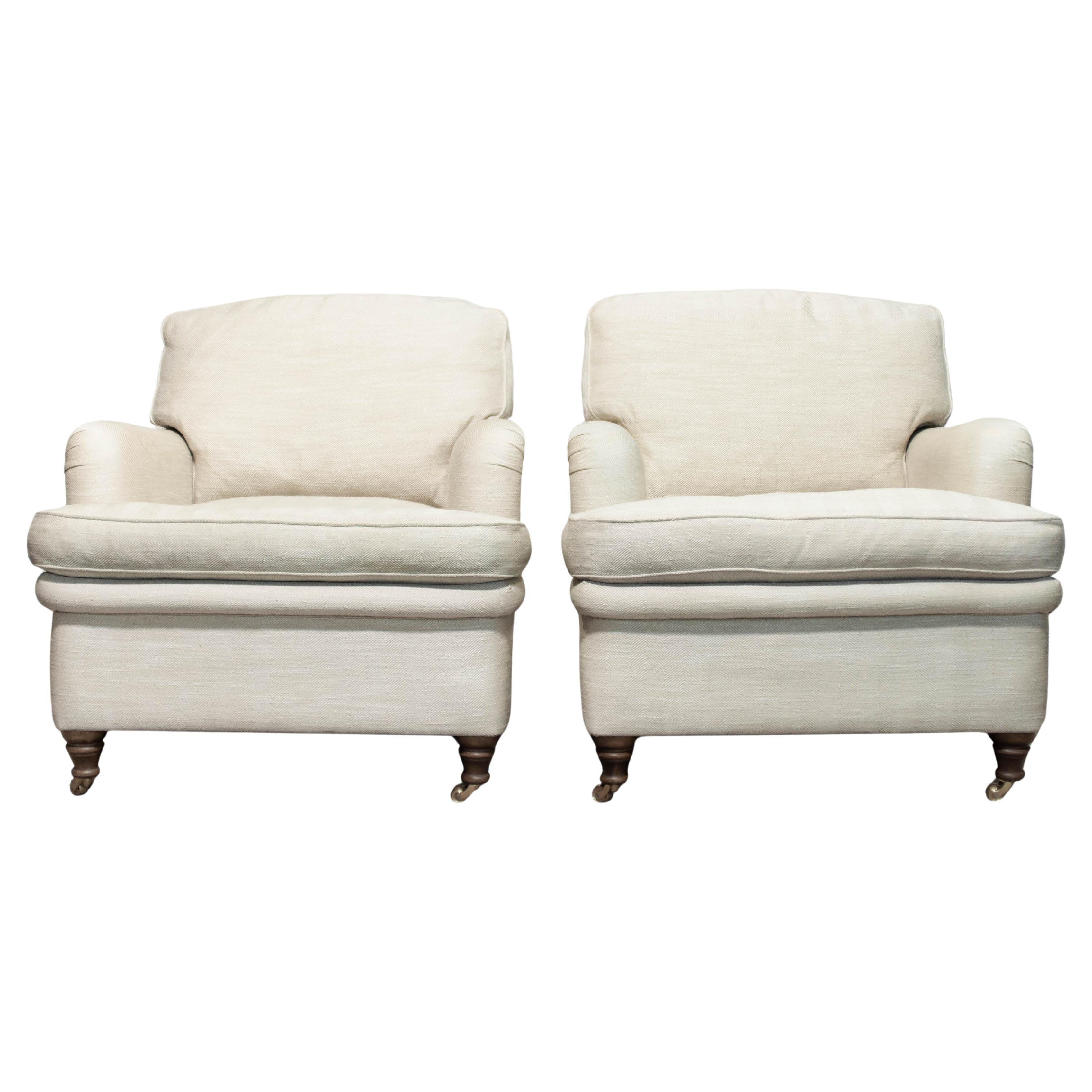1950s, A pair of Lounge Armchairs by O.H. Sjögren en vente