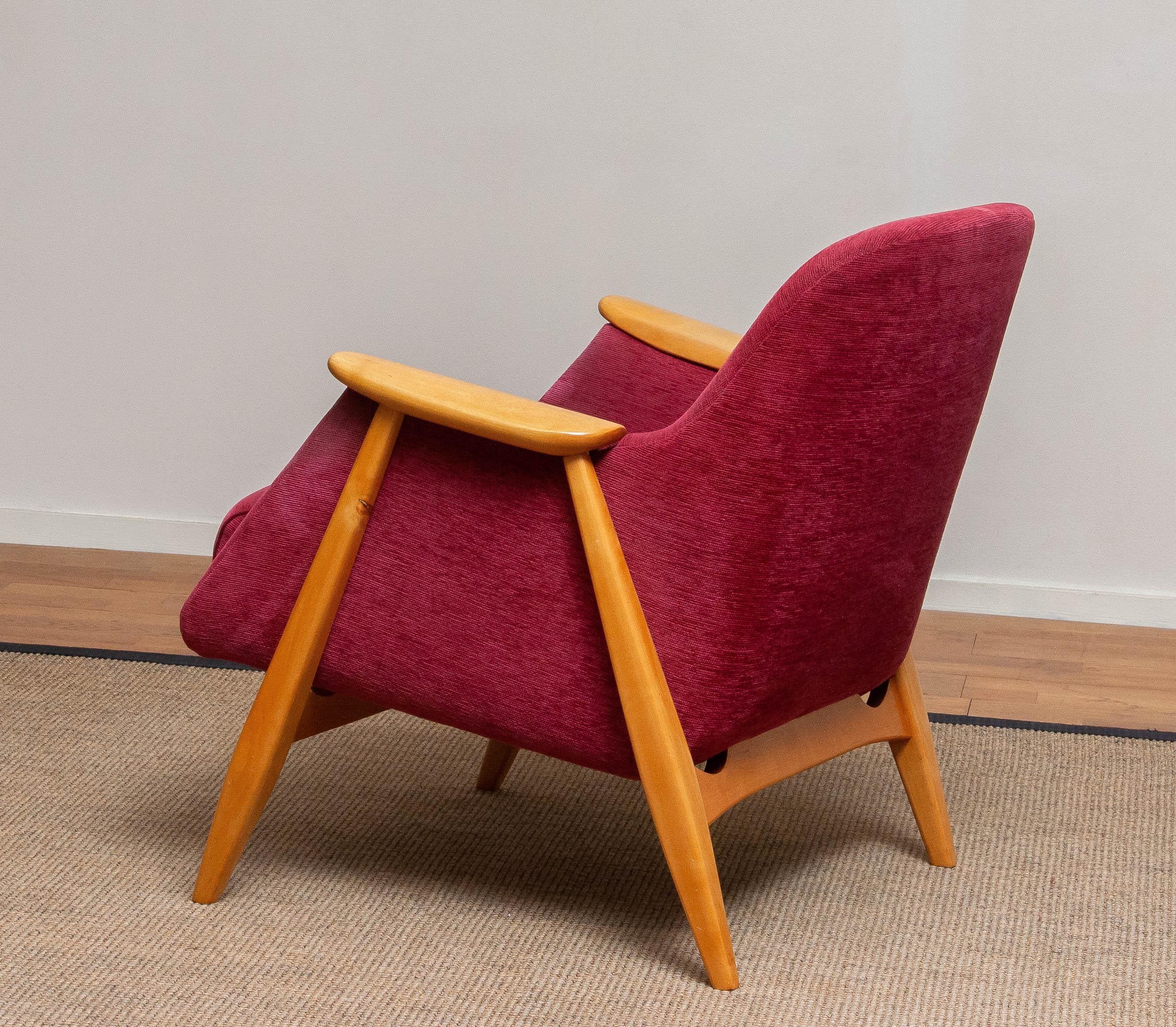 1950s, a 'Pallas' Club / Easy Armchair by Svante Skogh for Asko Finland In Good Condition In Silvolde, Gelderland