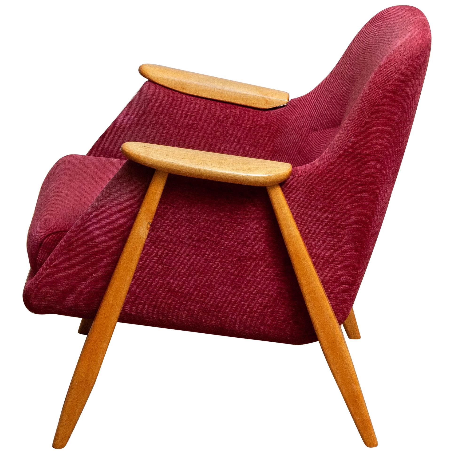 Mid-Century Modern 1950s, a 'Pallas' Club or Easy Armchair by Svante Skogh for Asko, Finland