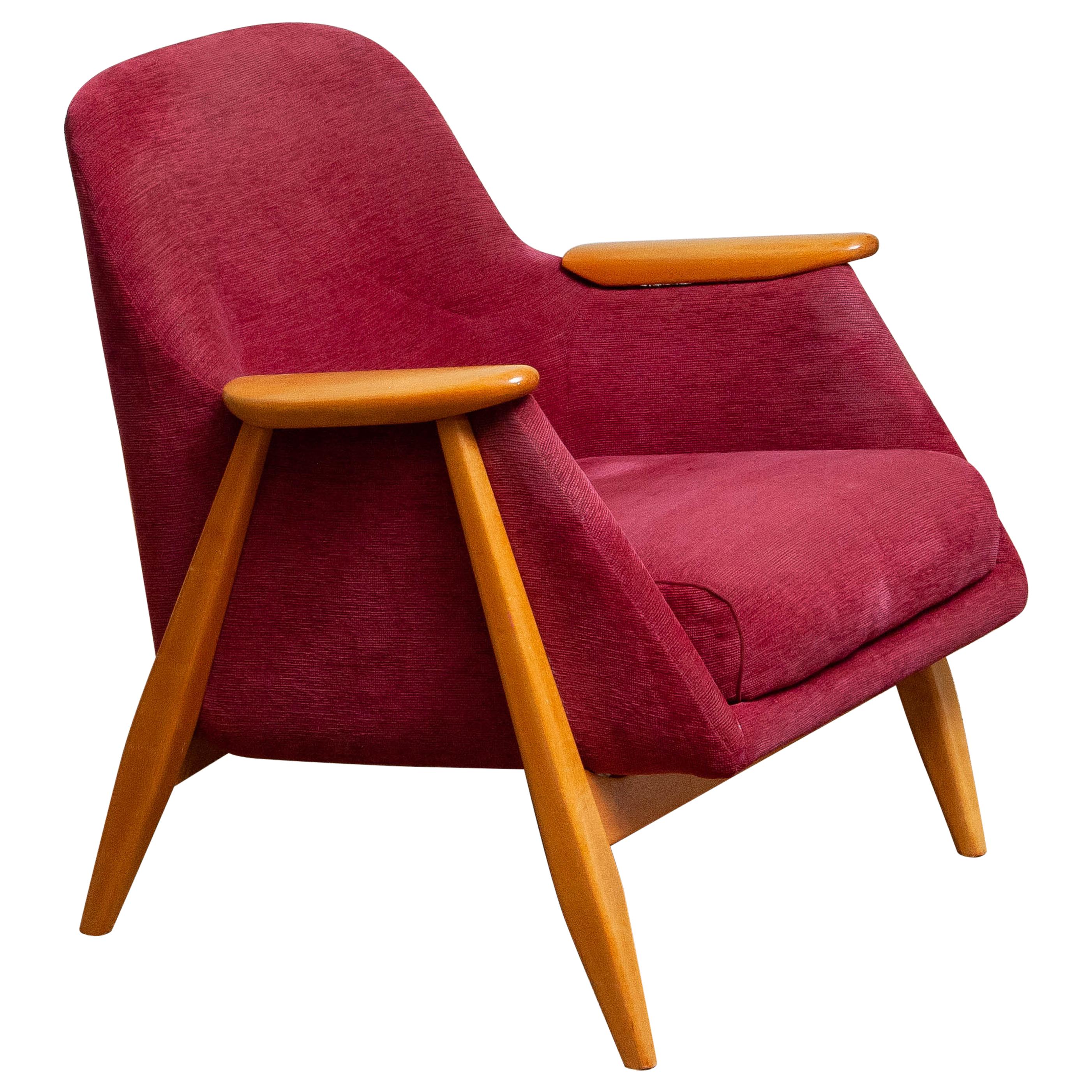 European 1950s, a 'Pallas' Club or Easy Armchair by Svante Skogh for Asko, Finland