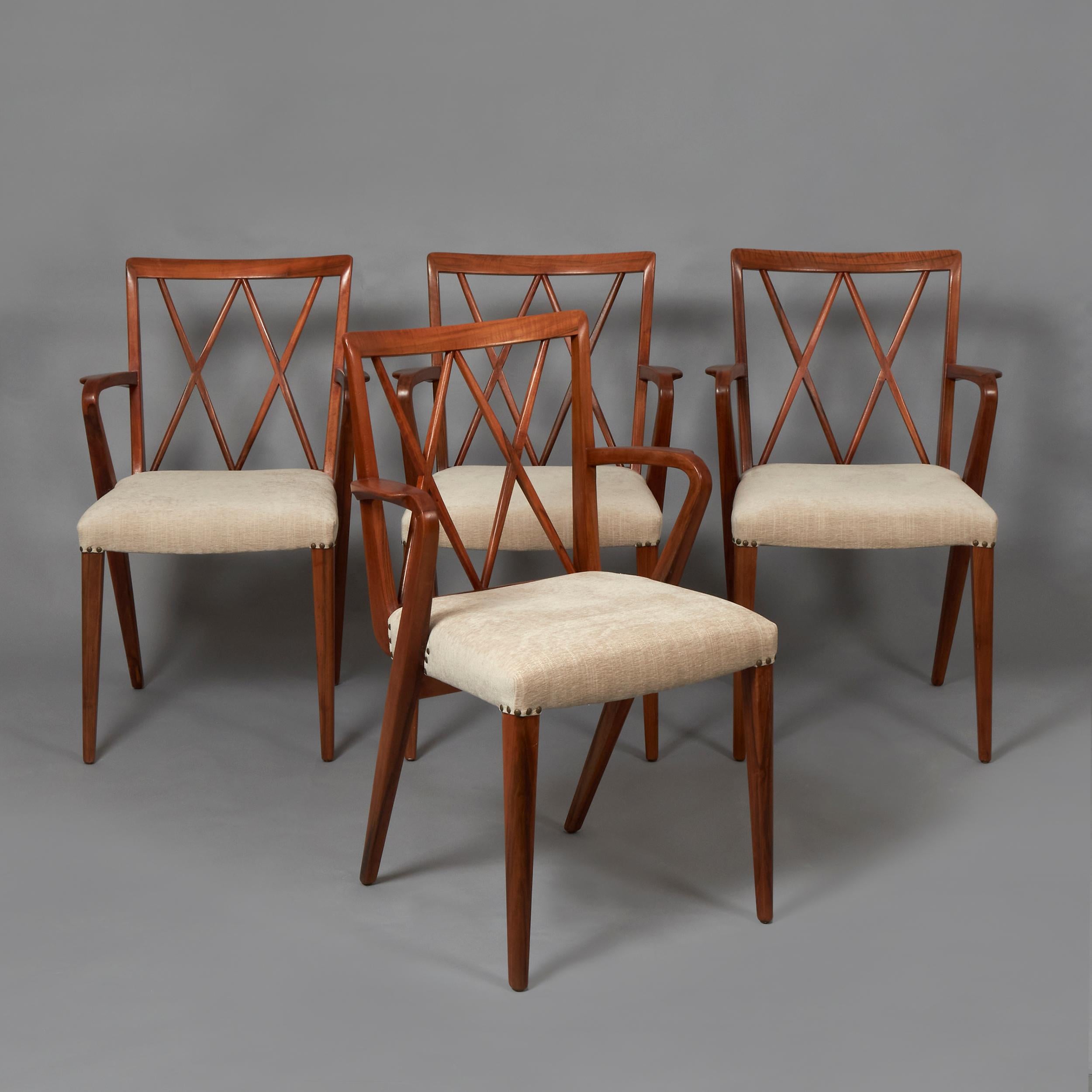 Mid-Century Modern 1950’s A.A. Patijn Dining Room Chairs Set For Sale