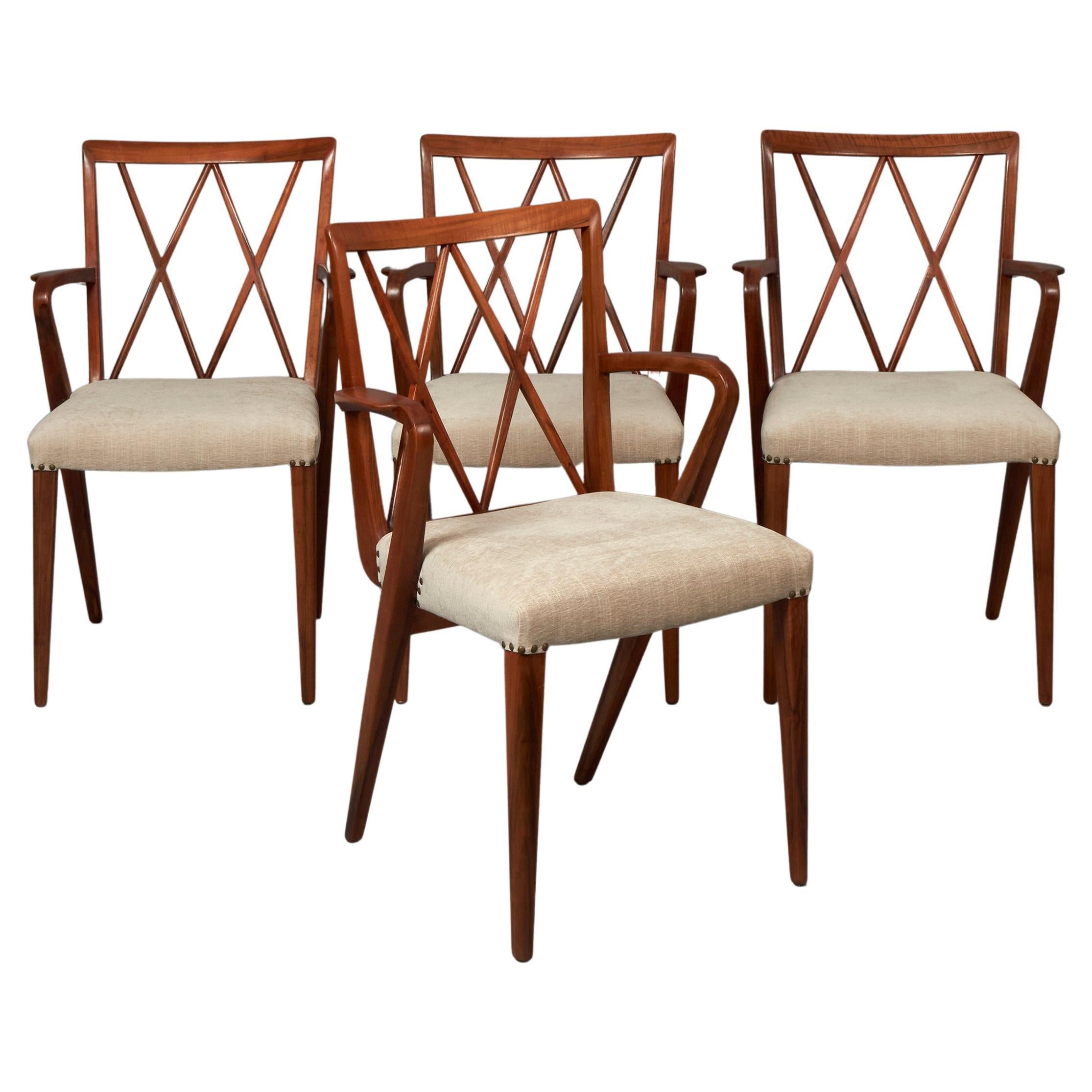 1950’s A.A. Patijn Dining Room Chairs Set For Sale
