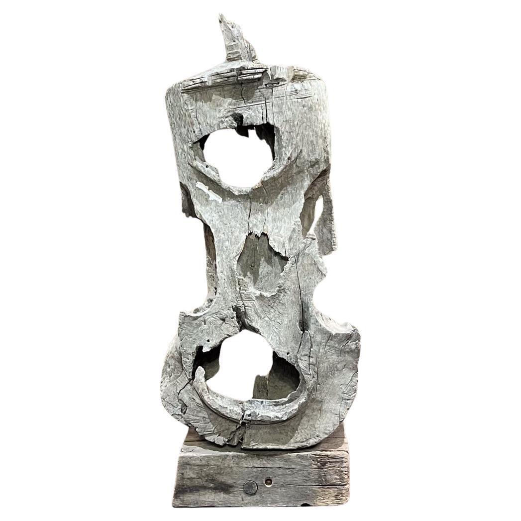 1950s Arte Abstracto Mesquite Escultura de Madera Mexico en venta