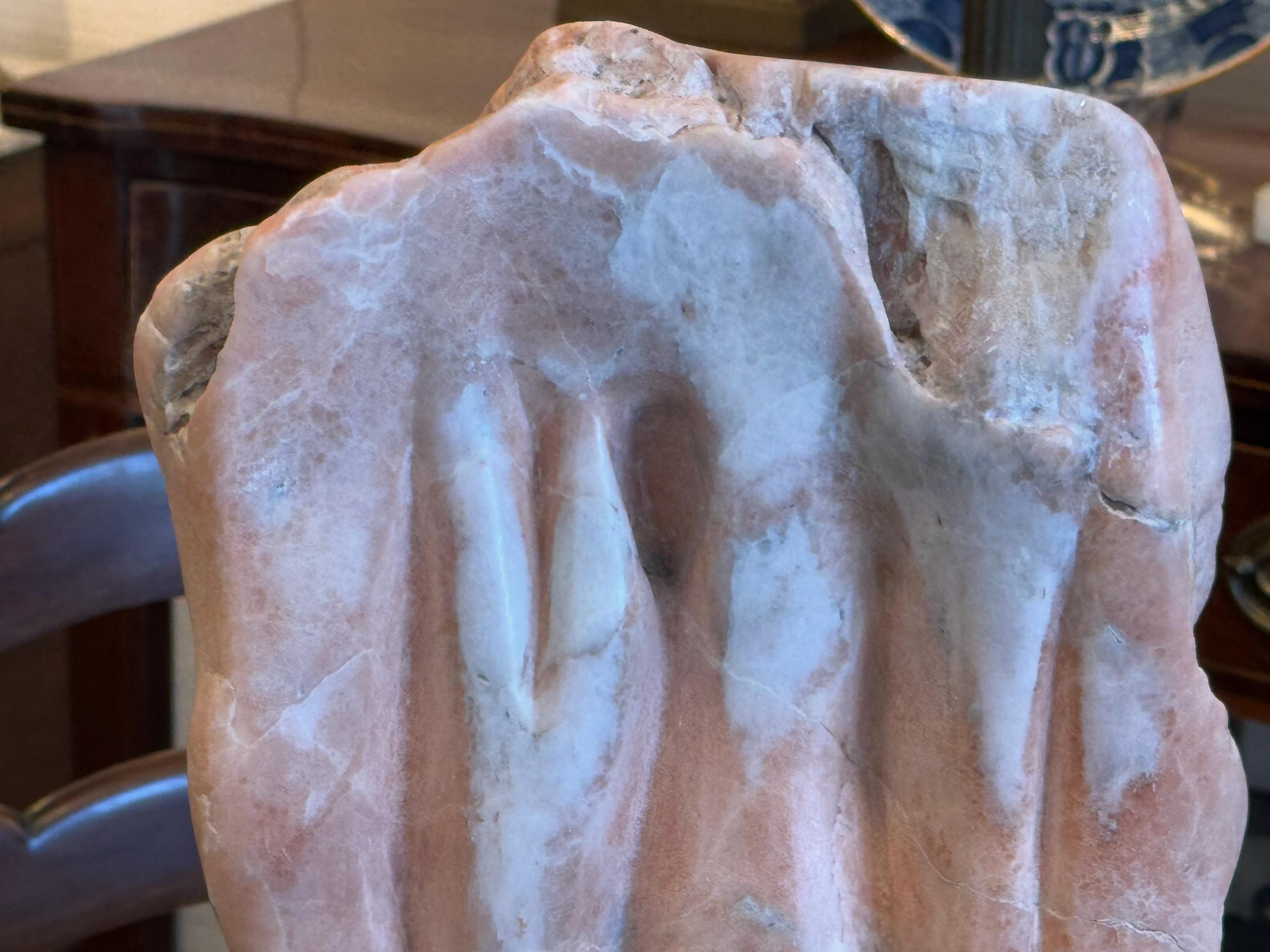 Milieu du XXe siècle Sculpture abstraite en marbre des années 1950 en vente
