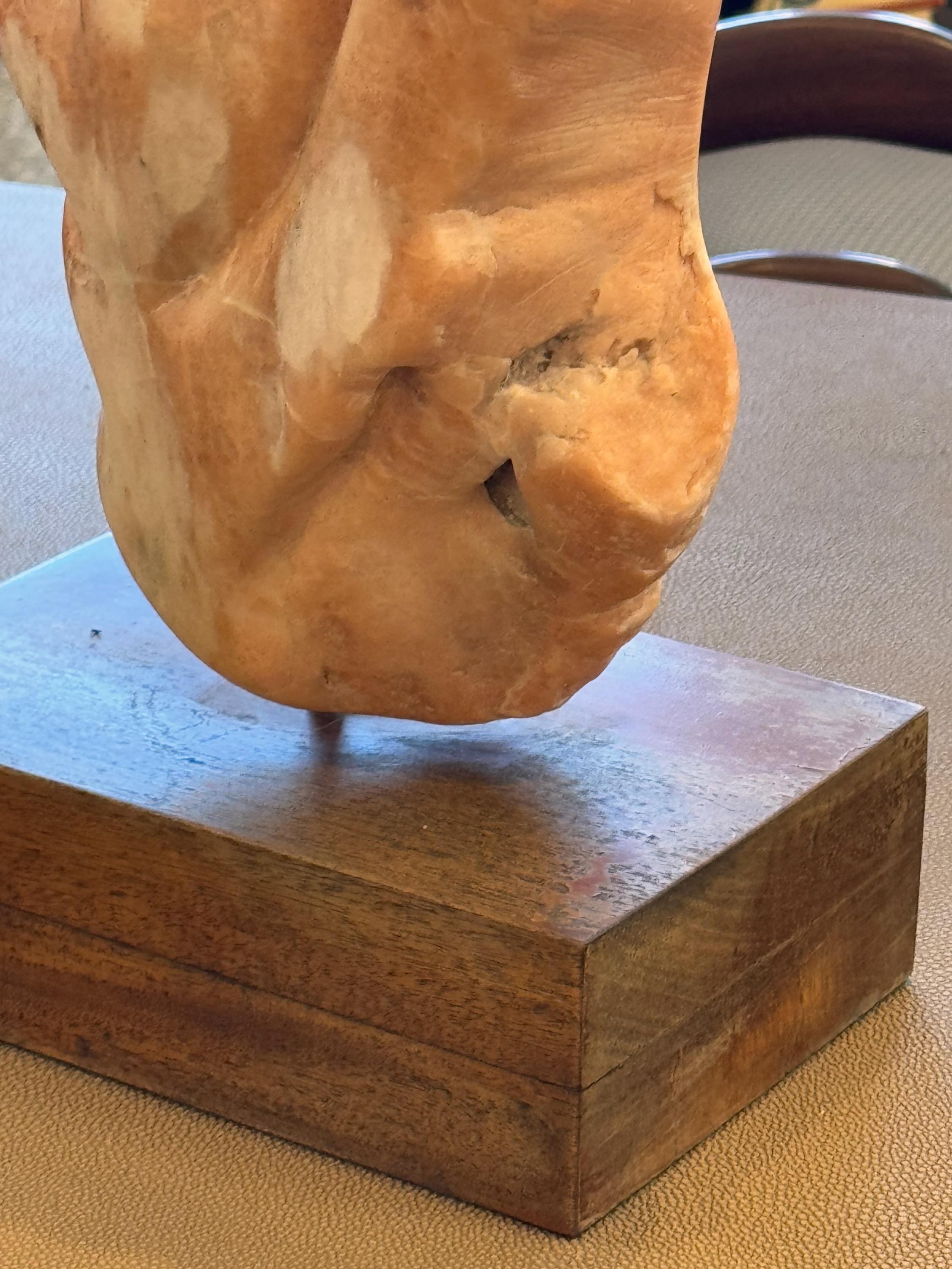 Sculpture abstraite en marbre des années 1950 en vente 2
