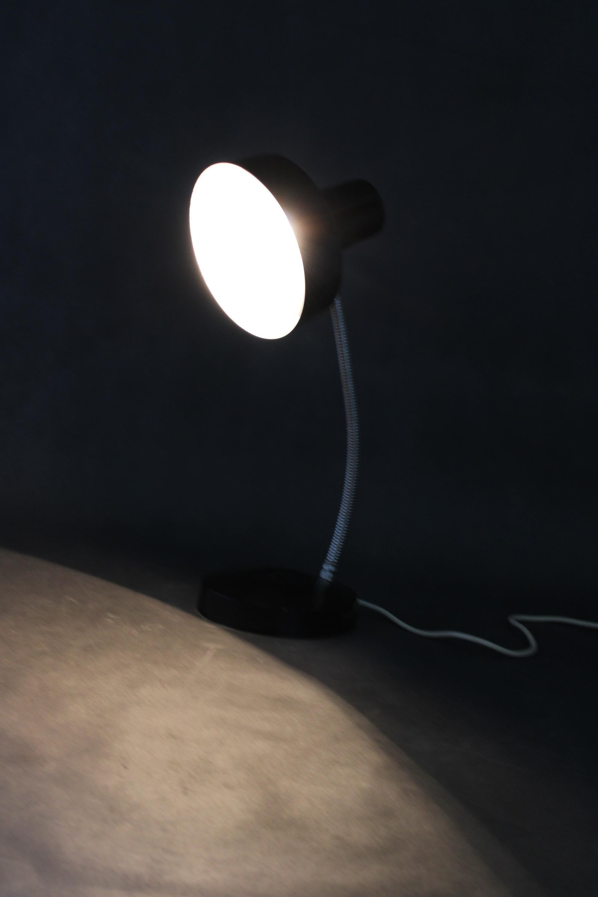 1950s Adjustable Bakelite Table Lamp, Czechoslovakia For Sale 8