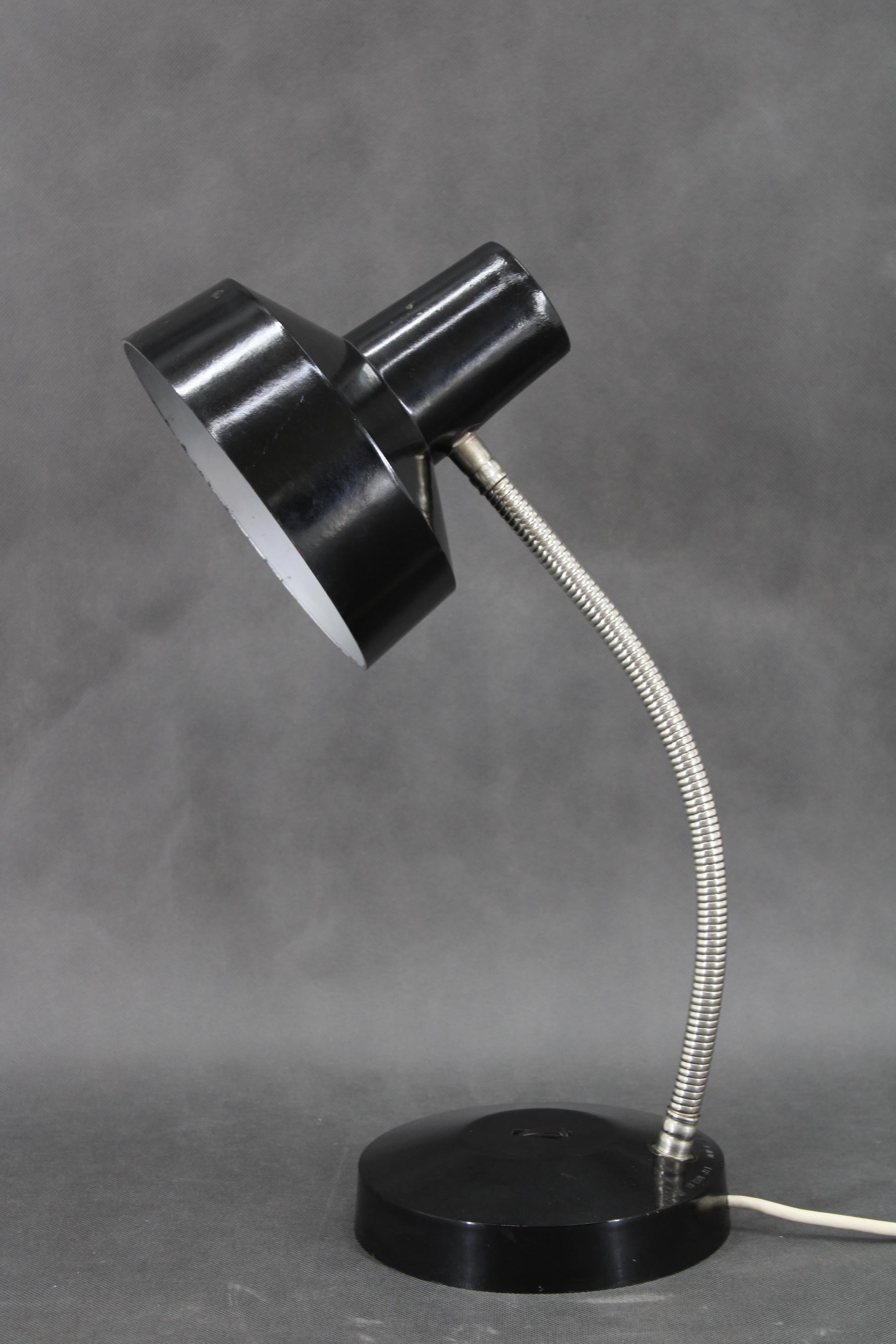 1950s Adjustable Bakelite Table Lamp, Czechoslovakia In Good Condition For Sale In Praha, CZ