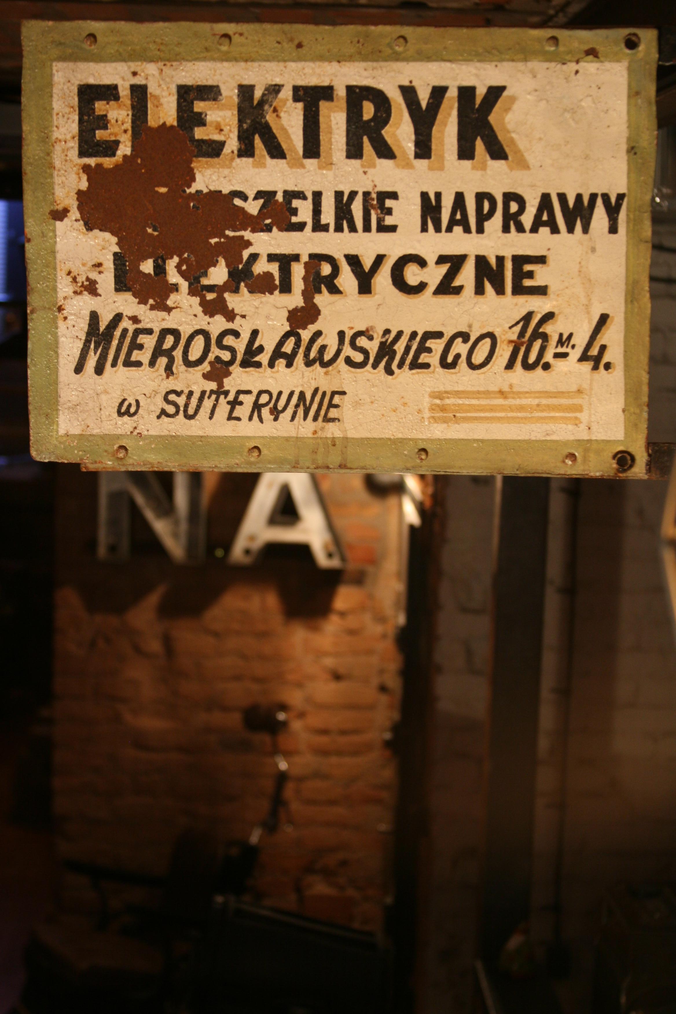 1950s Advertising Signboard 