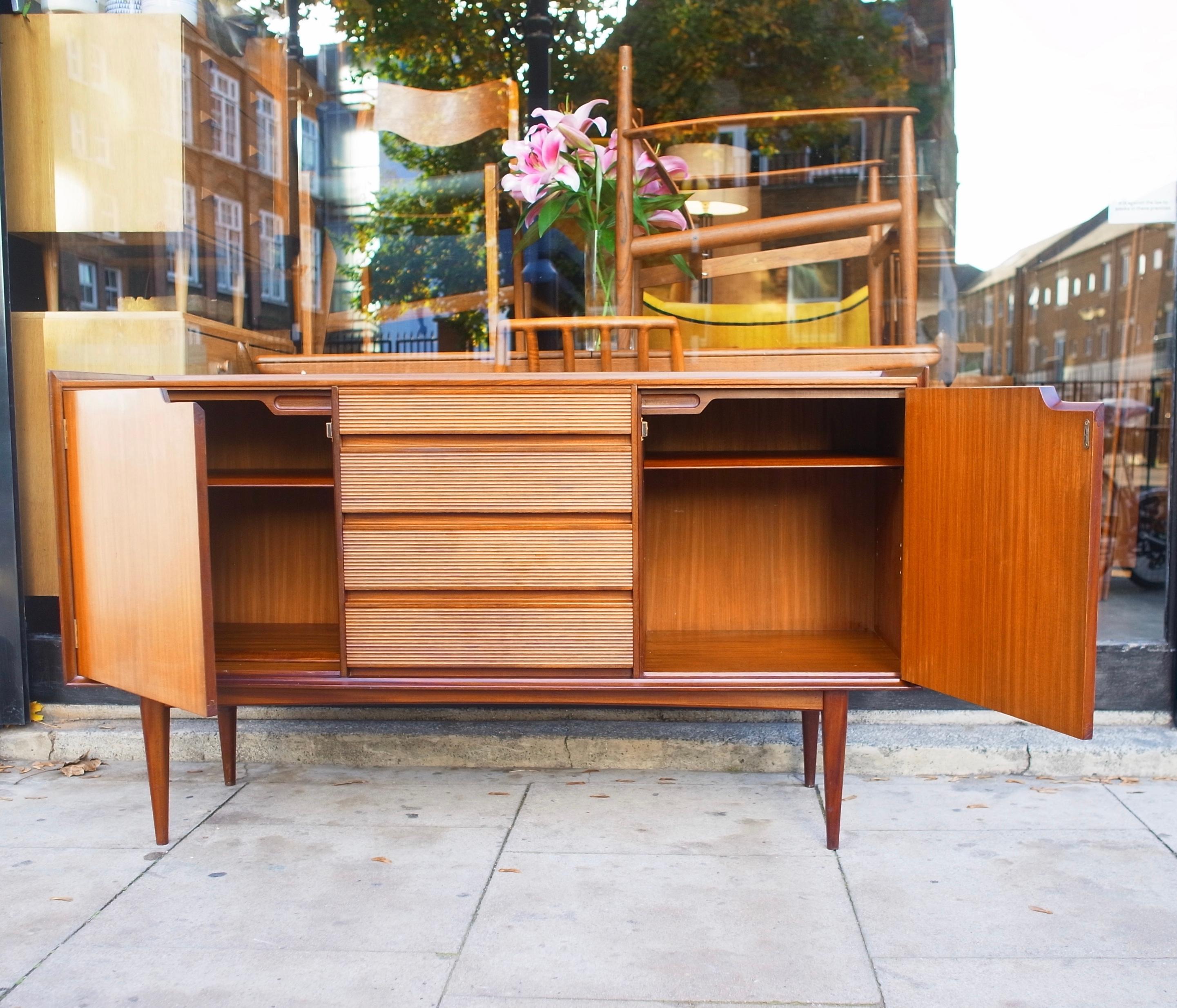 1950s Afromosia Teak Mid-Century Sideboard by Richard Hornby 5