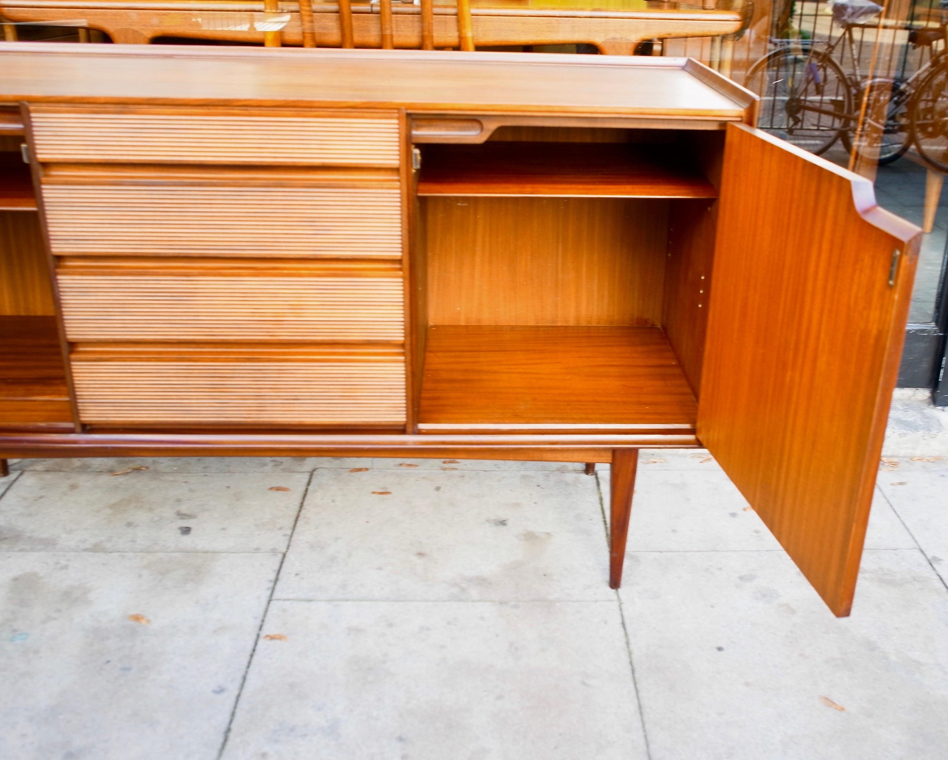 1950s Afromosia Teak Mid-Century Sideboard by Richard Hornby 6