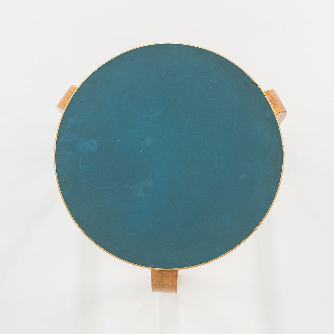 1950s Aino and Alvar Aalto for Artek 60 Stool / Side Table in Birch For Sale 6