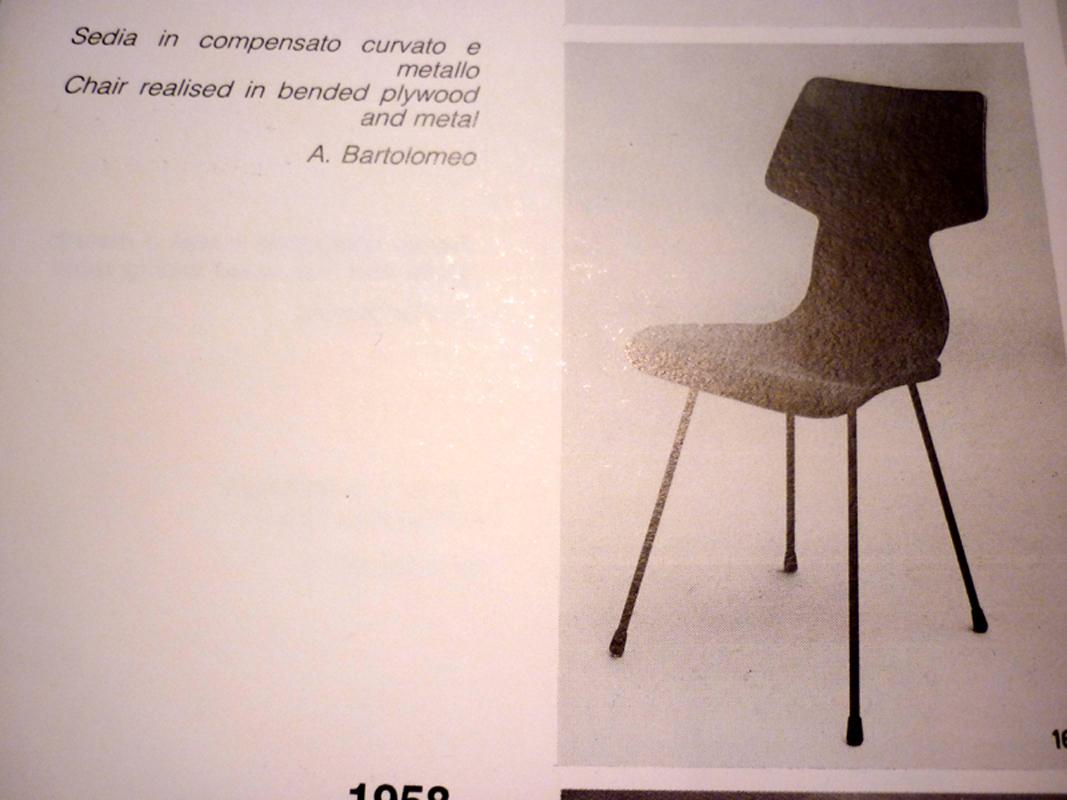 1950s Aldo Bartolomeo for Stildomus Italian Design Playwood 2 Chairs For Sale 1