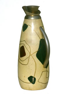 1950s Aldo Tura by Macabo Midcentury Italy Goatskin Carafe