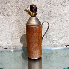 1950 Aldo Tura Carafe Pichet Teck et laiton Italie