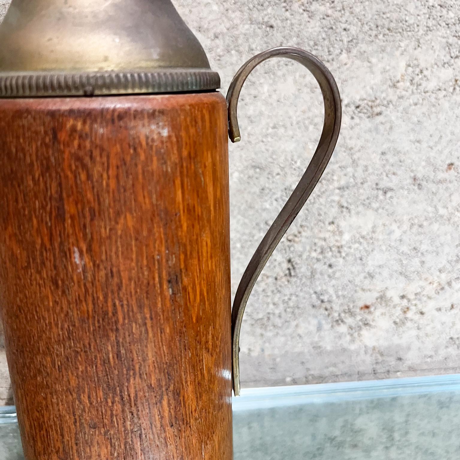 1950s Aldo Tura Carafe Pitcher Teak and Brass Italy In Good Condition For Sale In Chula Vista, CA