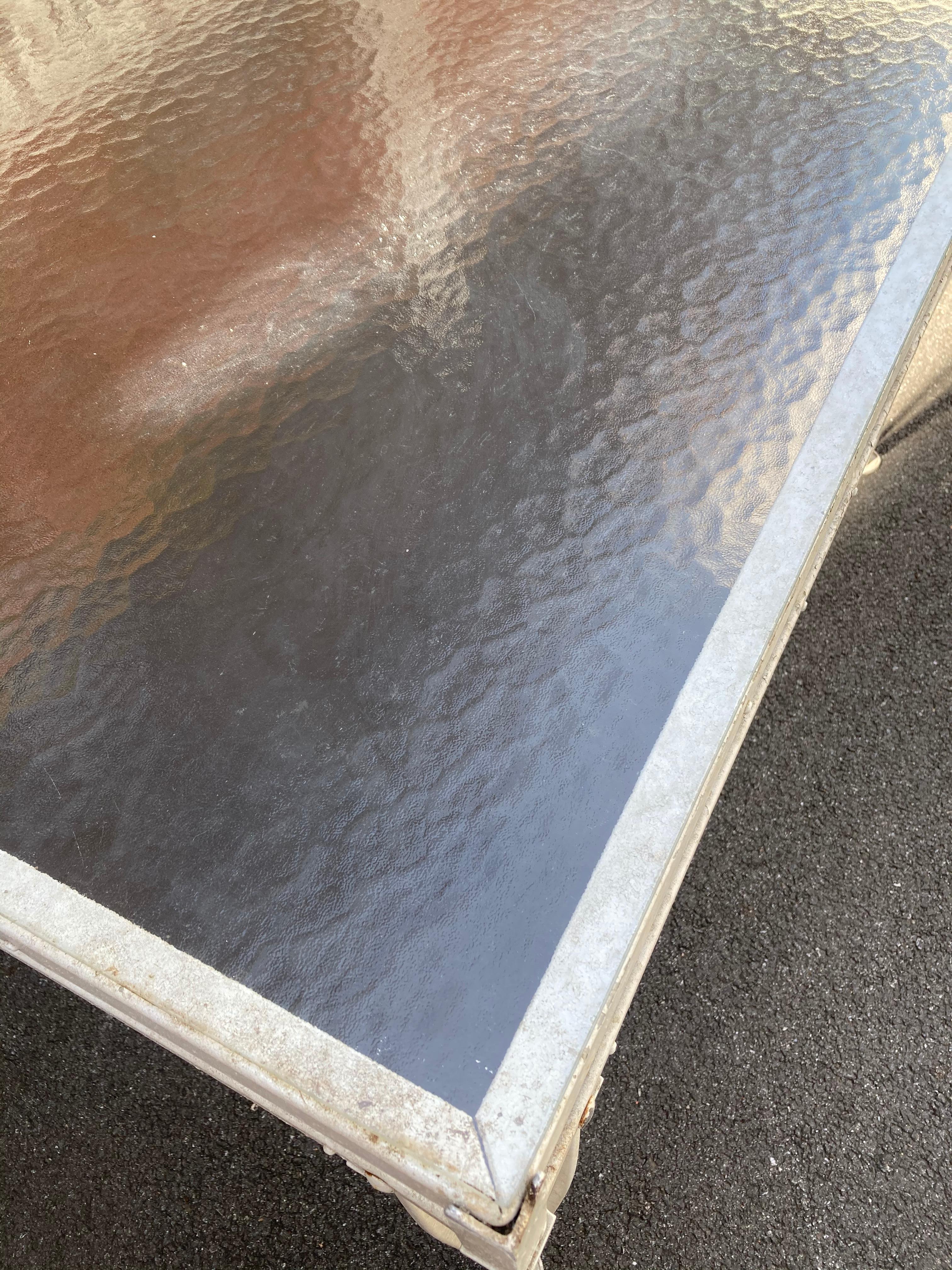1950s Aluminum Greek Key Patio Set By Molla 2