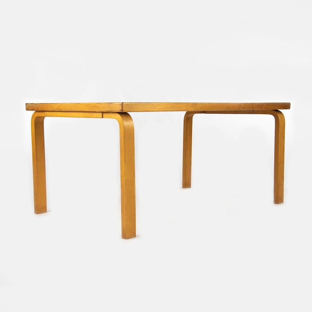 Modern 1950s Alvar & Aino Aalto for Artek Children's Coffee Table w/ Top, Model 81B For Sale