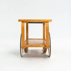 1950s Alvar and Aino Aalto for Artek Tea Trolley 901 in Birch with Ceramic Tile