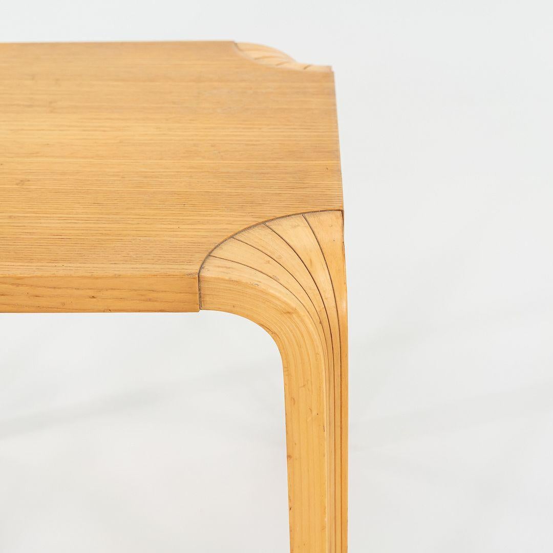 1950s Alvar and Aino Aalto X601 Fan Leg Side Table for Artek in Birch For Sale 4