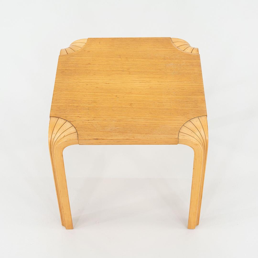 1950s Alvar and Aino Aalto X601 Fan Leg Side Table for Artek in Birch For Sale 5