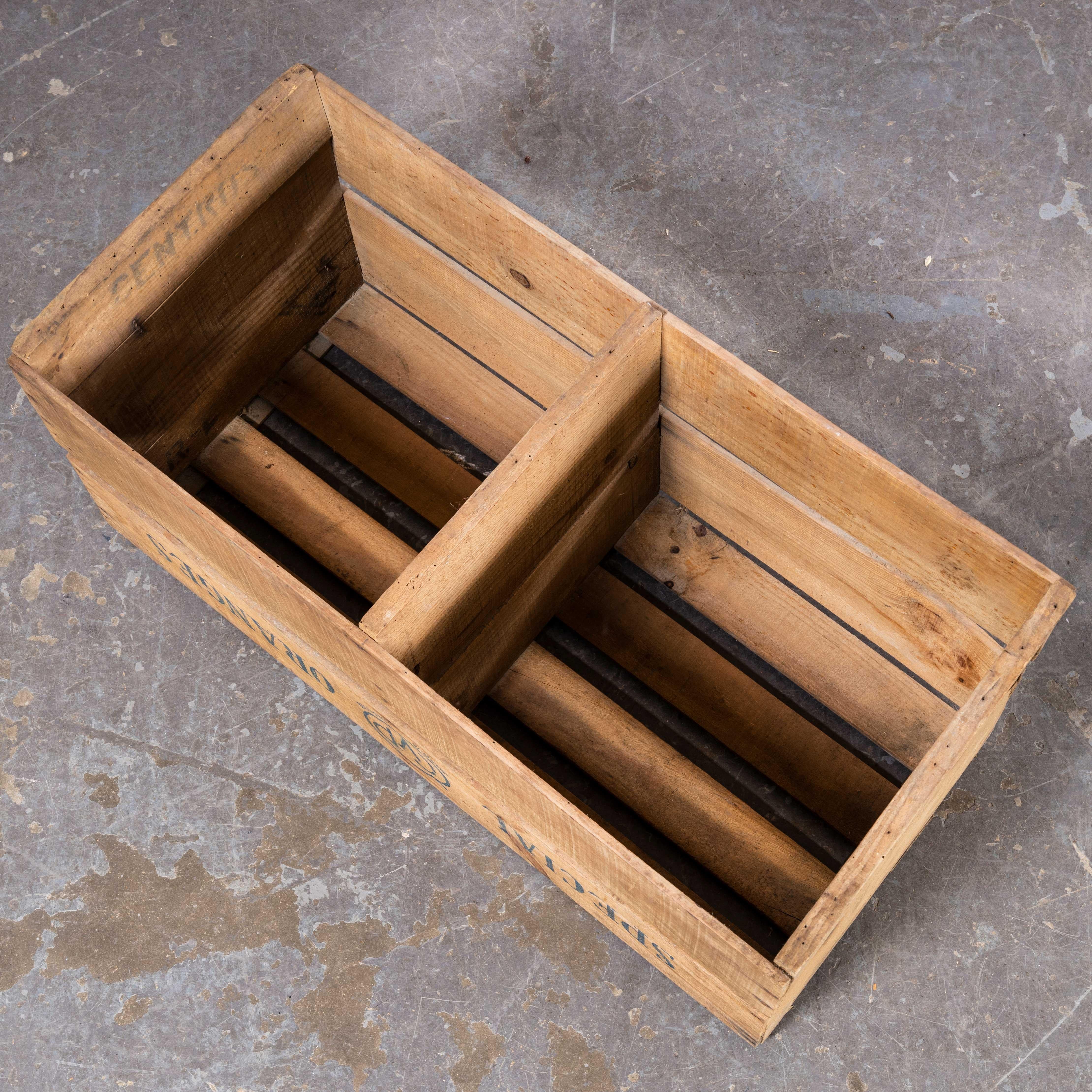 1950s American Branded Produce Crate 1