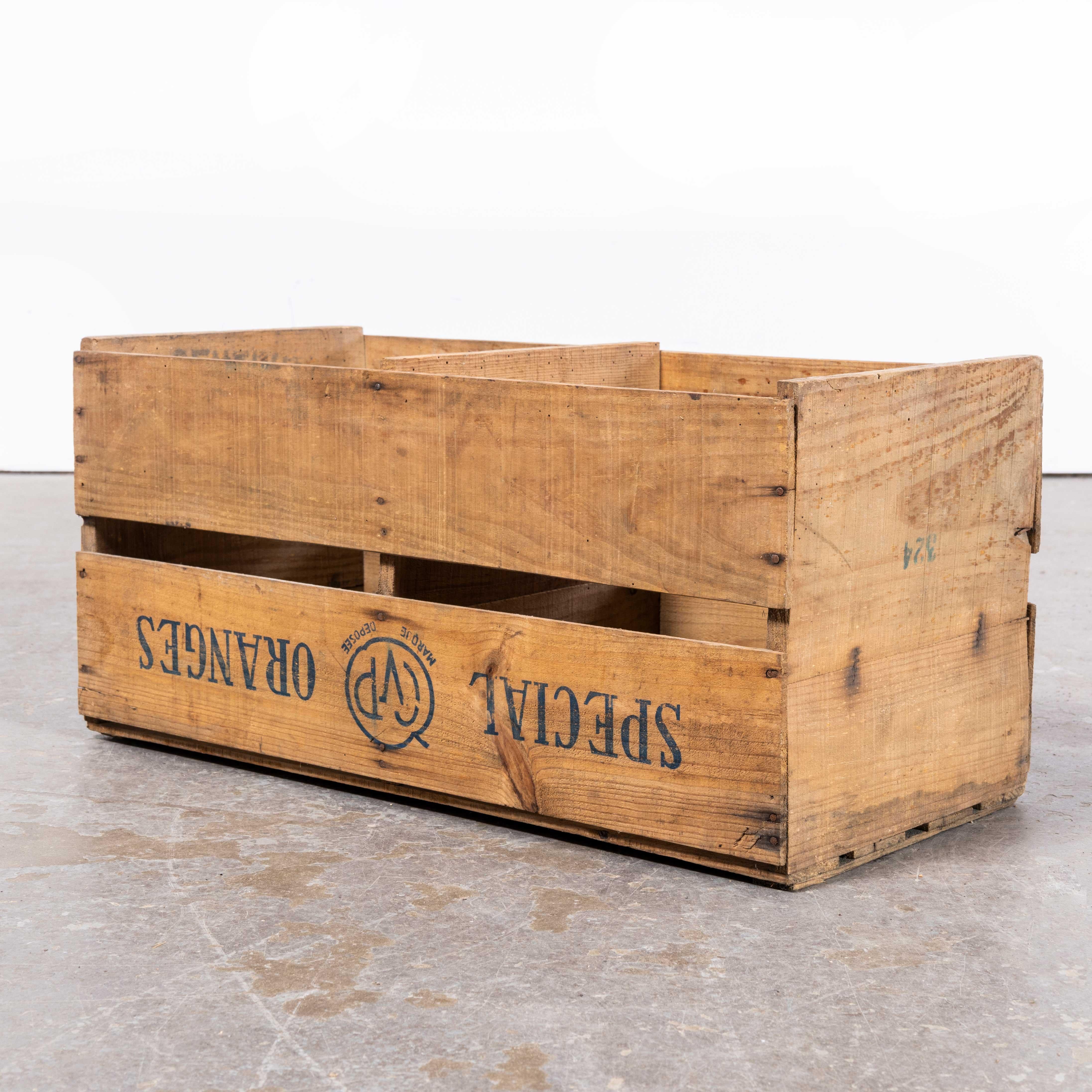 1950s American Branded Produce Crate 2