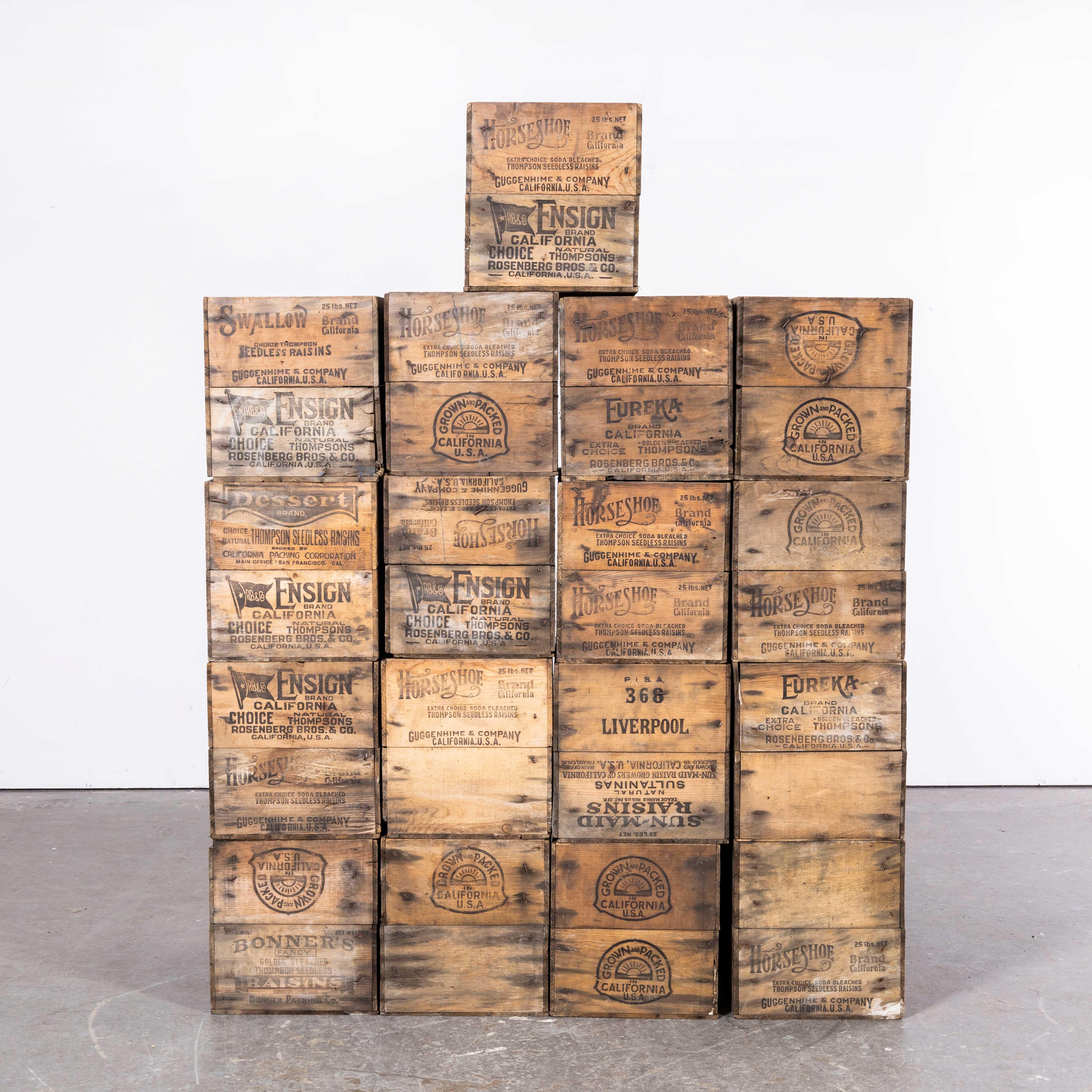 old fruit crates
