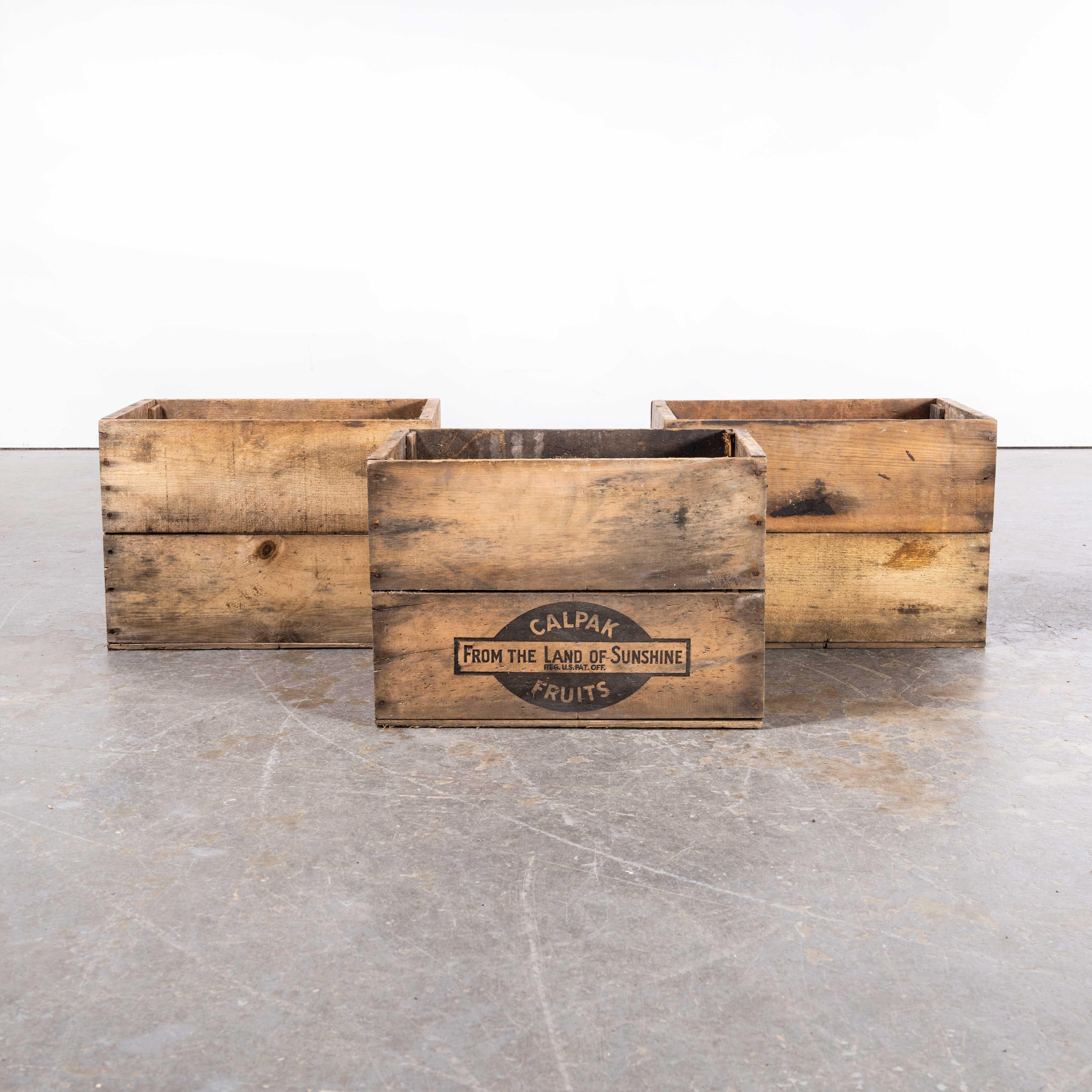 produce crates wood