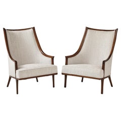 1950's American Design Skulpturale Sessel aus Nussbaumholz