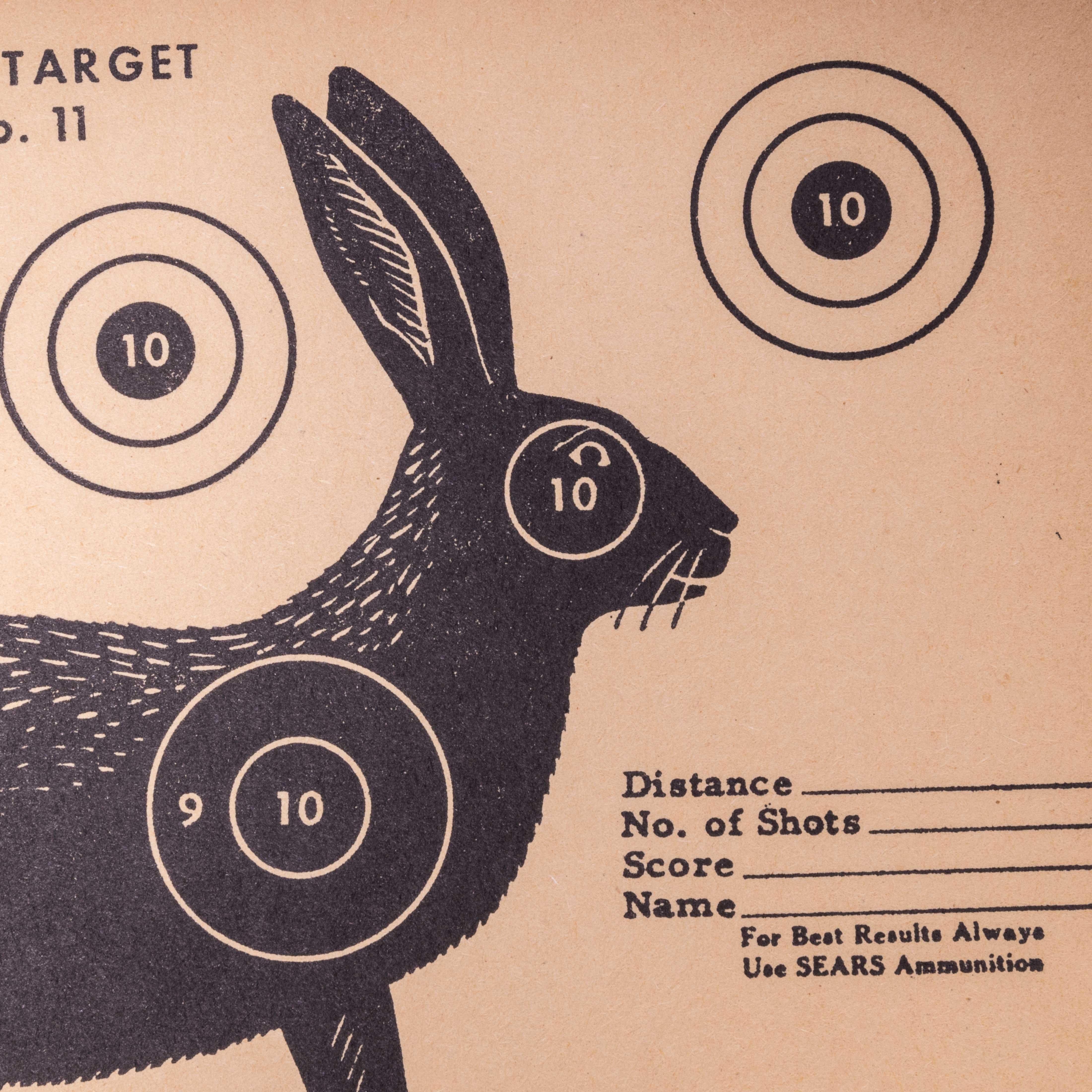 1950's American Jack Rabbit Shooting Target In Good Condition In Hook, Hampshire