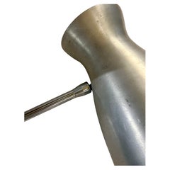 1950s American Mid-Century Atomic Age Pair of Aluminum Wall Sconces