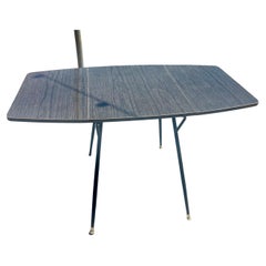 1950's American Mid century Atomic Age Petite Folding Leaf Dinette Table