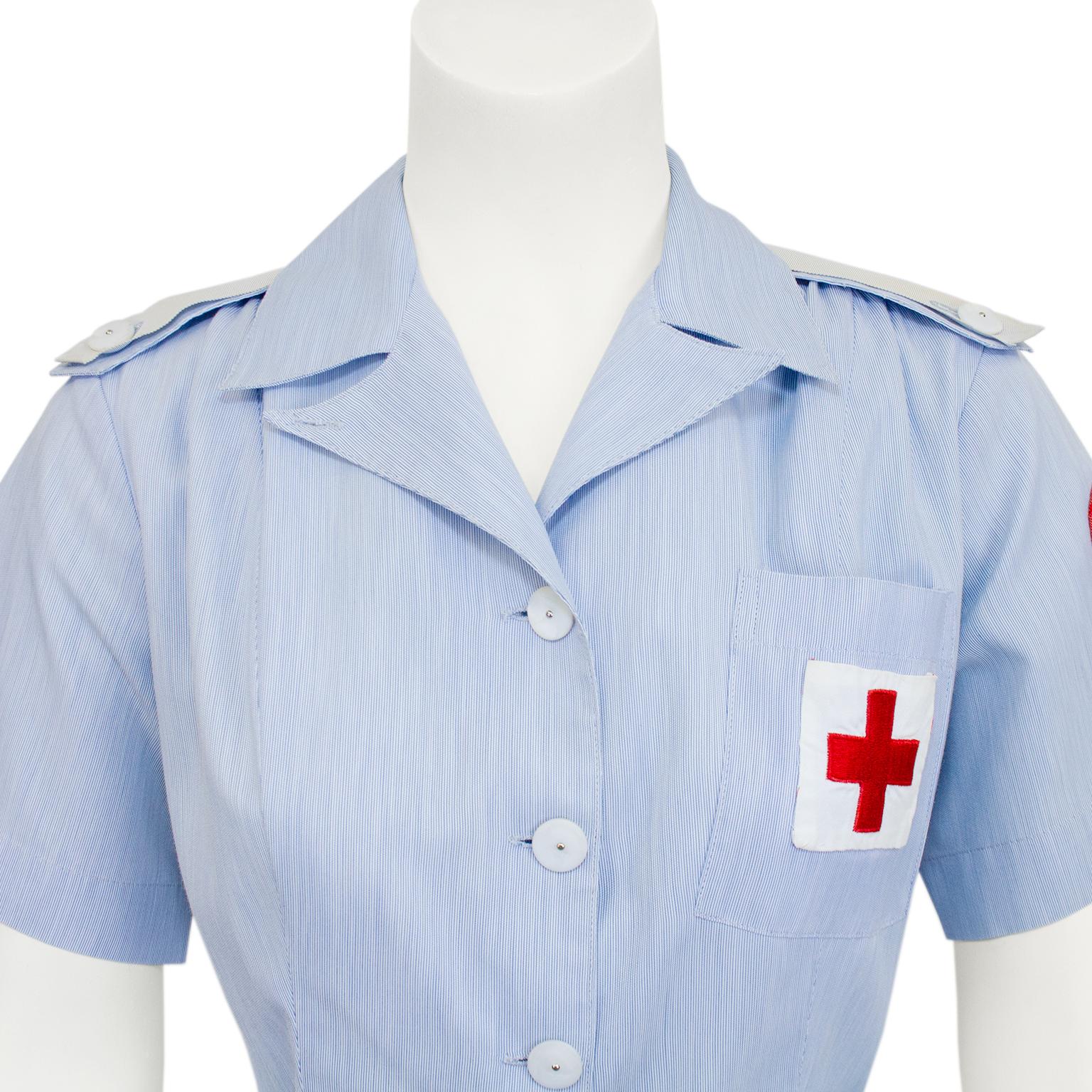 1950's American Red Cross Volunteer Uniform Mint Zustand Damen im Angebot