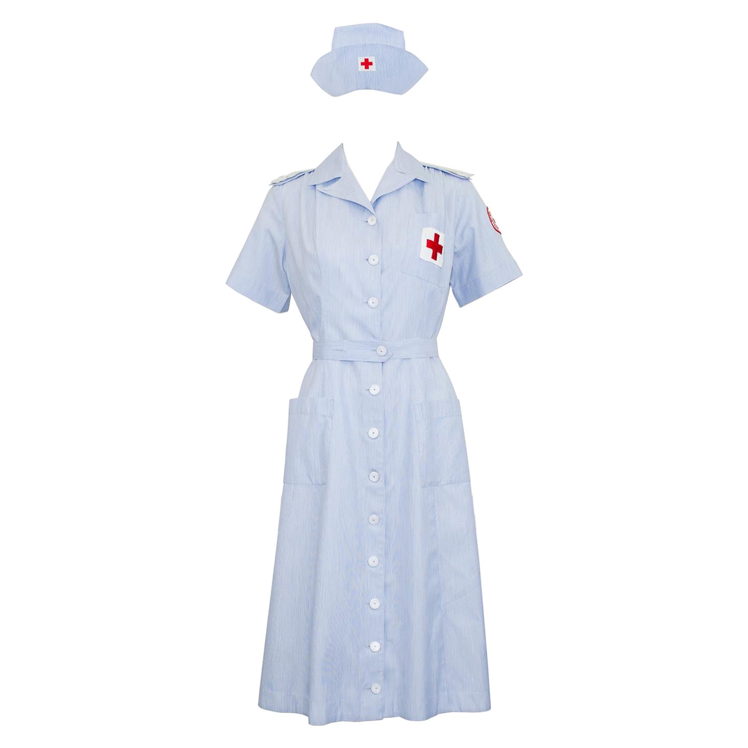 Uniforme da volontario della Red Cross degli anni '50 in ottime condizioni in vendita