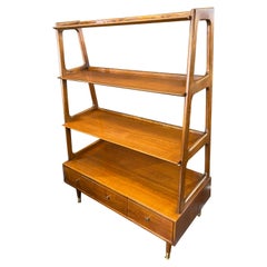 1950s American Walnut Etagere/Room Divider