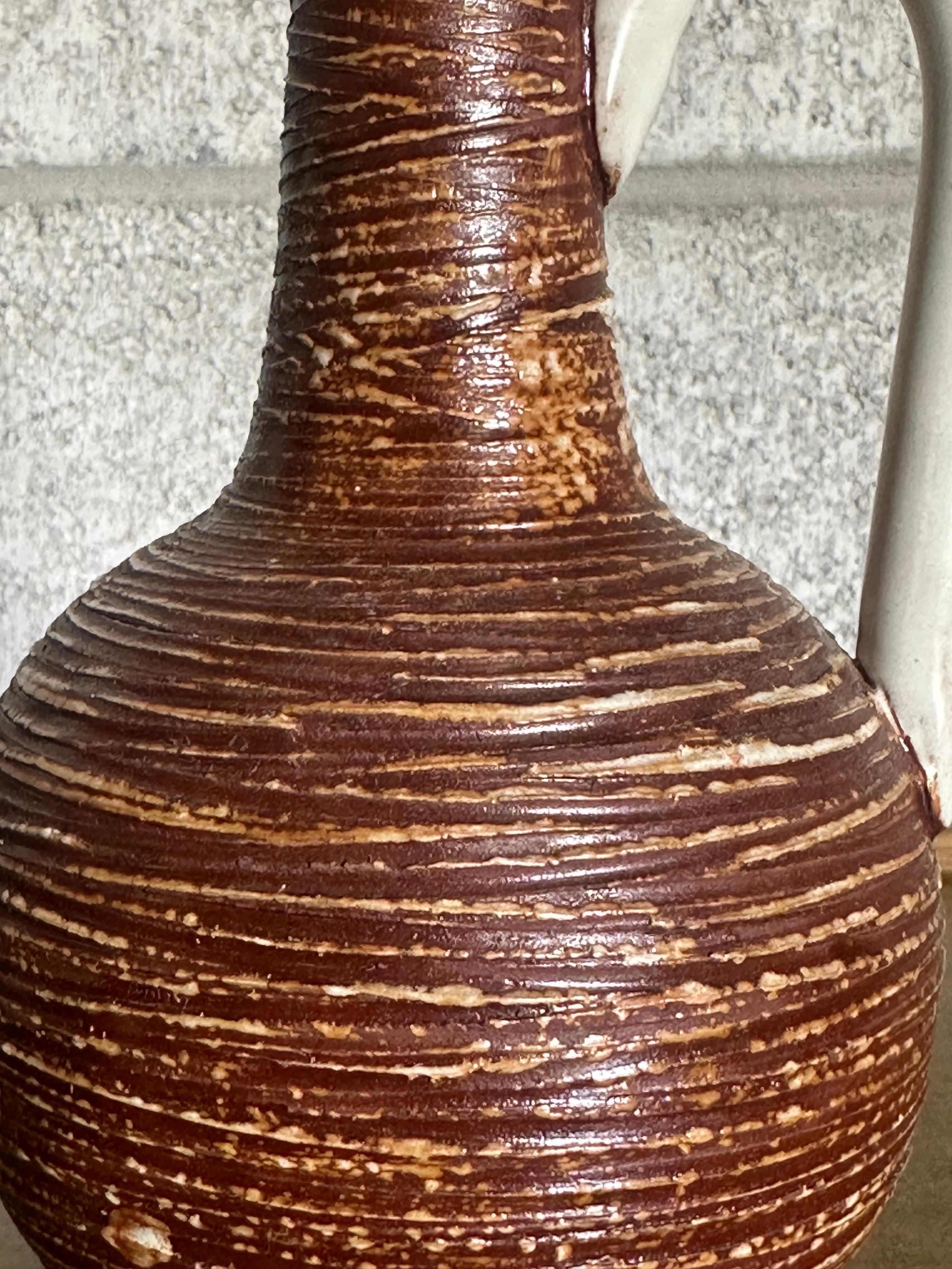 Ceramica Vaso brocca Andersson & Johansson del 1950 per Höganäs Keramik, Svezia in vendita