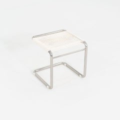 1950s Andre Dupre for Knoll Bauhaus Tubular Steel and Cord Cantilever Stool