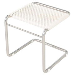 1950er Andre Dupre für Knoll Bauhaus Freischwinger aus Stahlrohr und Corde