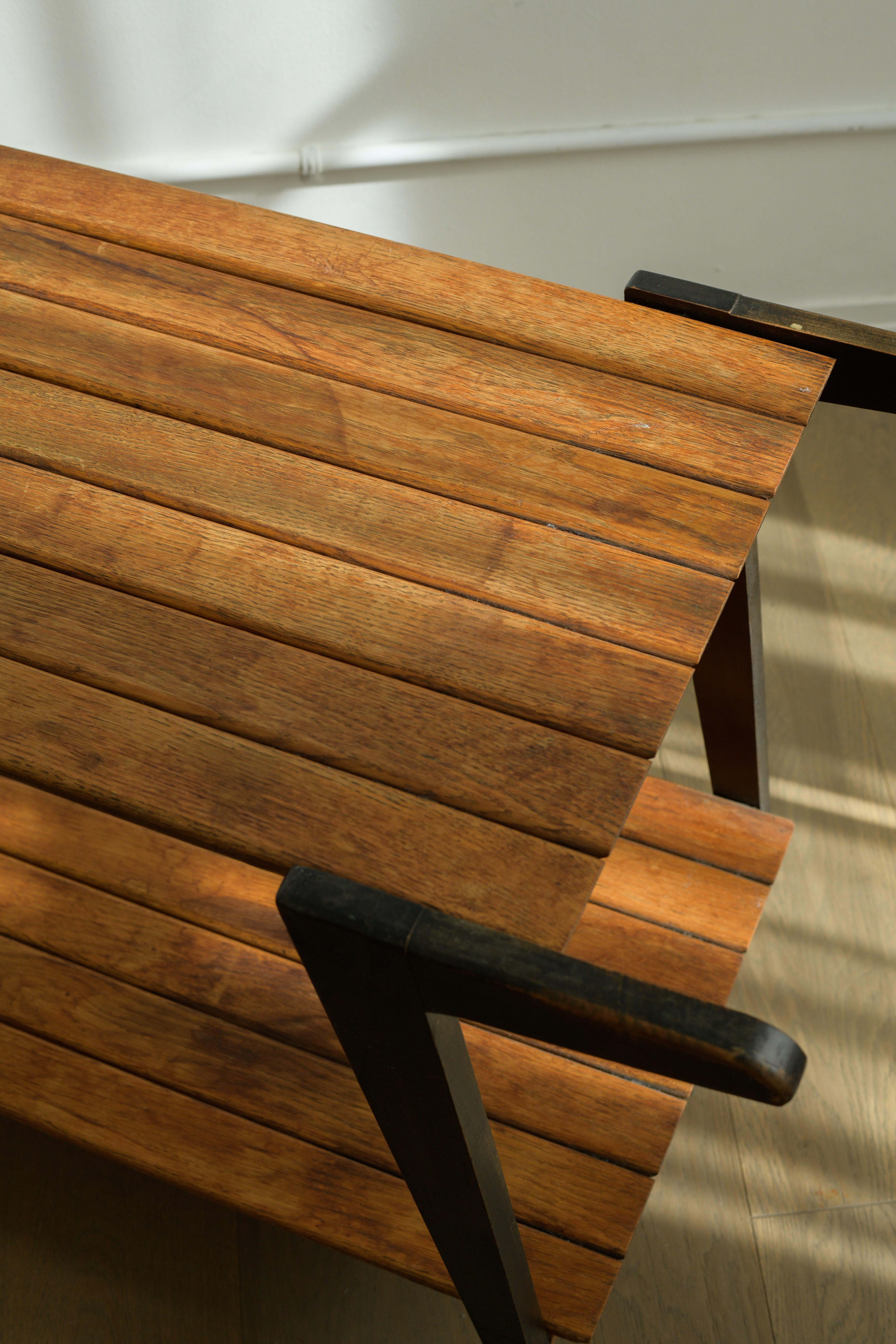 1950s Andre Paccard Serving cart Produced by Atelier Andre Paccard, France. In Good Condition For Sale In Los Angeles, CA