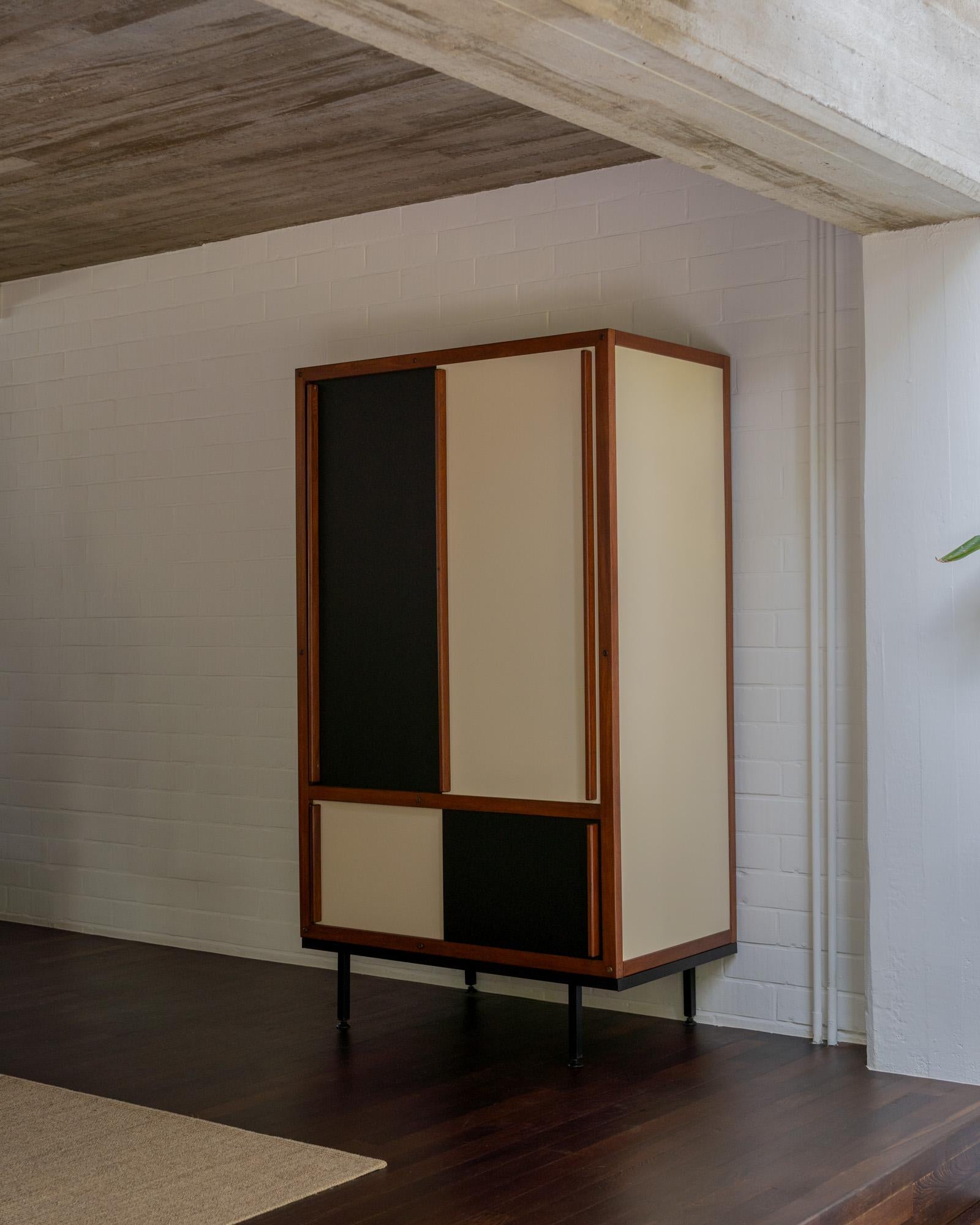 Mid-Century Modern 1950s André Sornay Cabinet, France