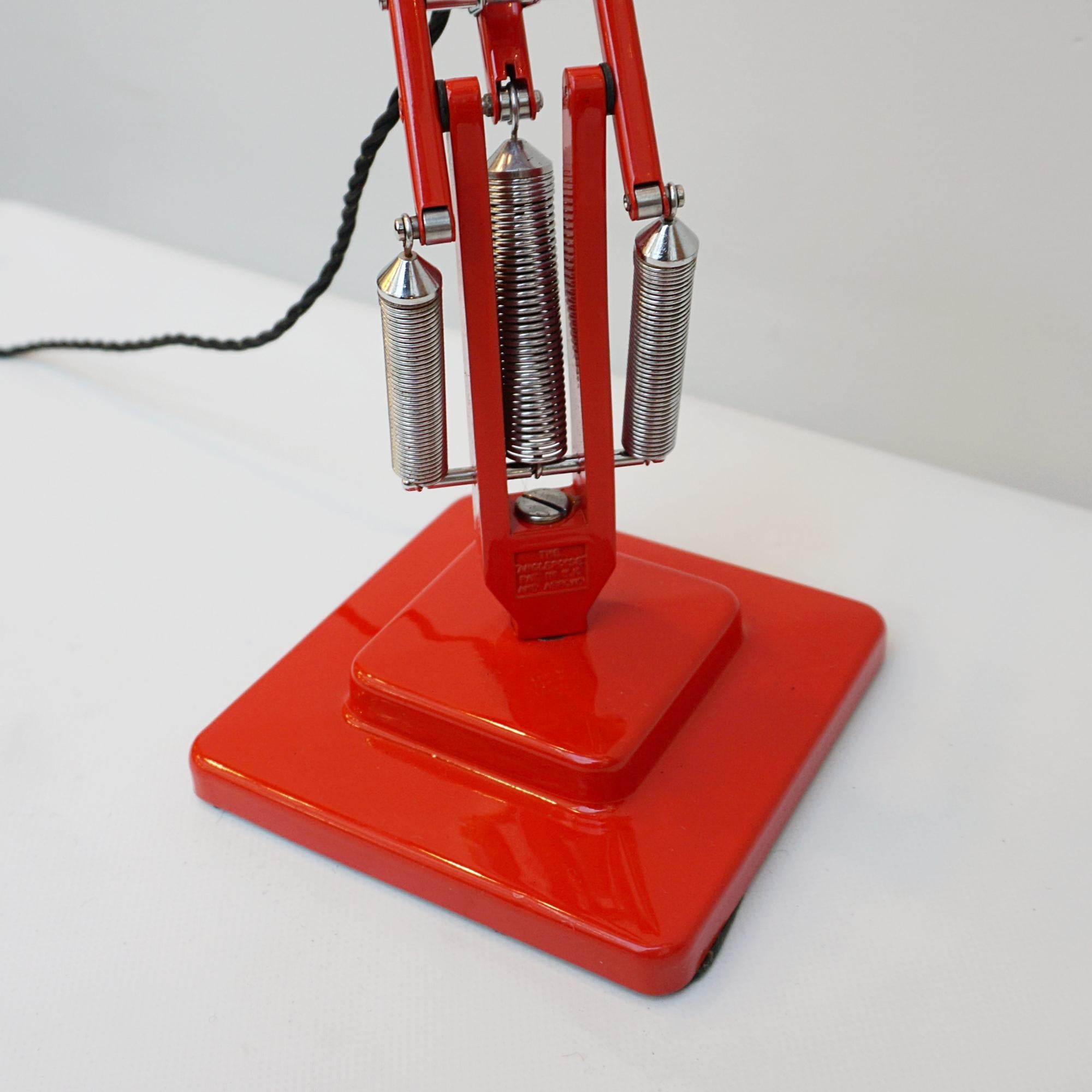 1950's Anglepoise Desk Lamp by Herbert Terry & Sons In Good Condition For Sale In Forest Row, East Sussex