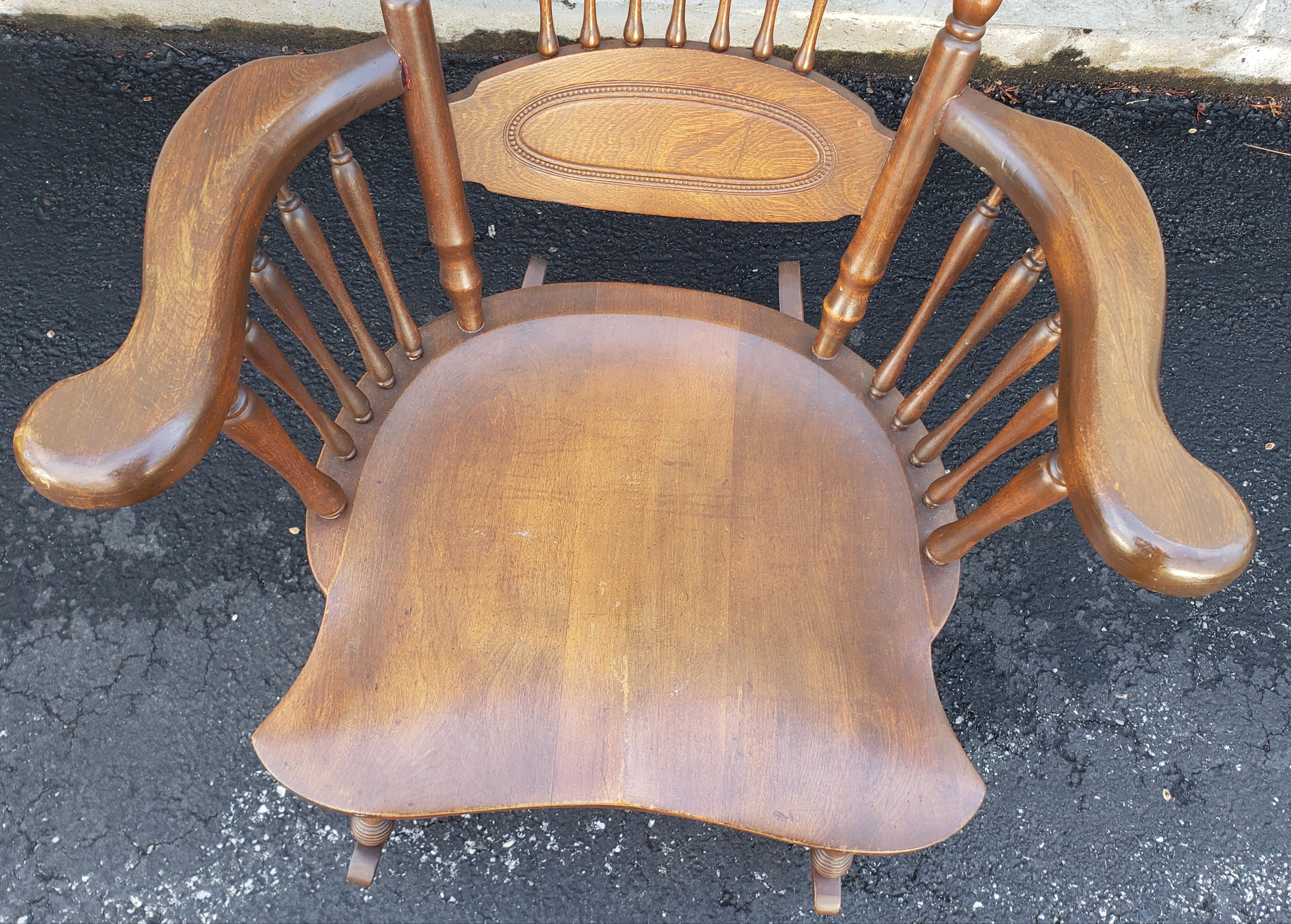 Hardwood 1950s Anglo Inglo-Indian Carved Walnut Rocking Chairs For Sale