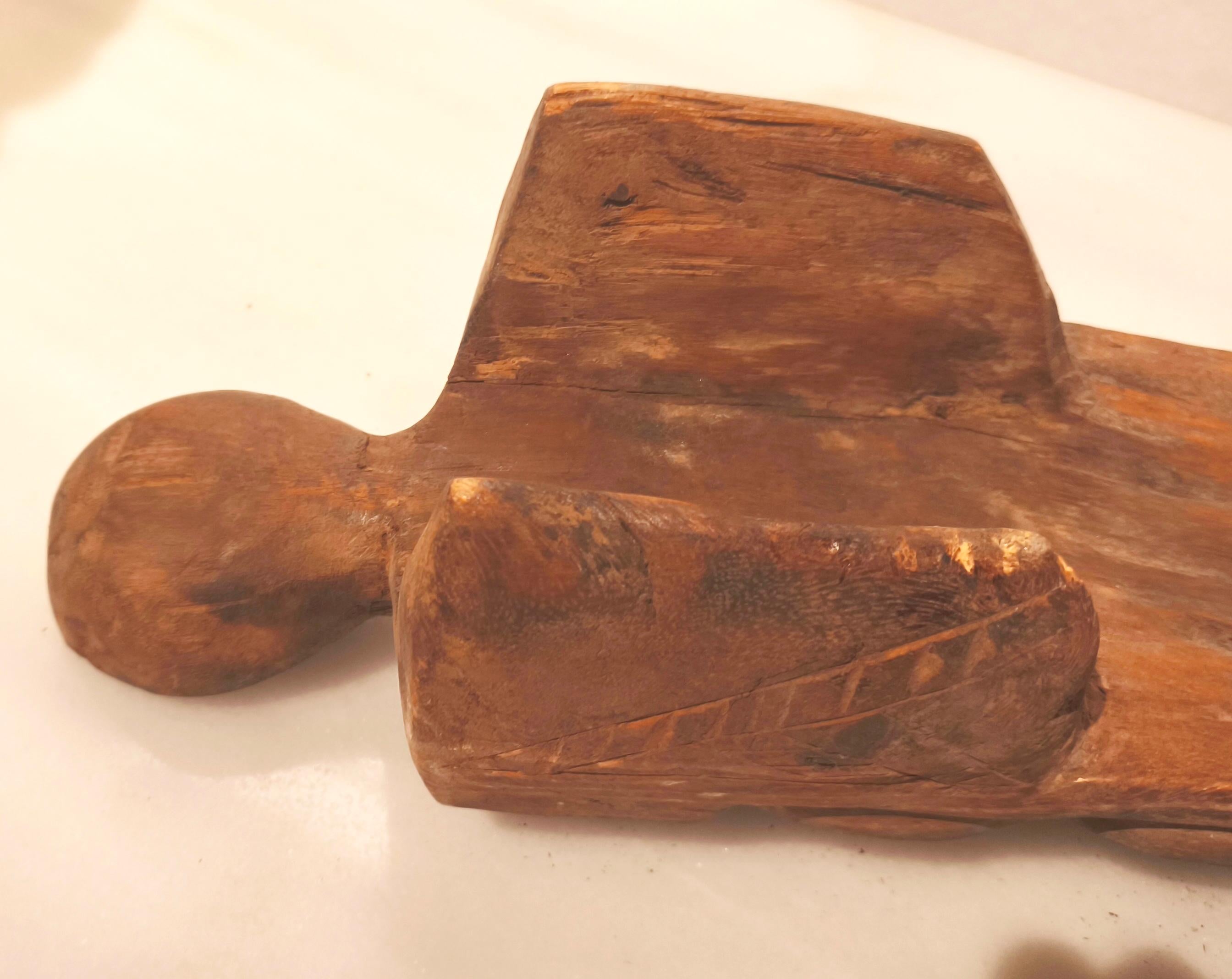 Antiquités des années 1950 Plateau de jeu africain Mancala sculpté en Wood en vente 2