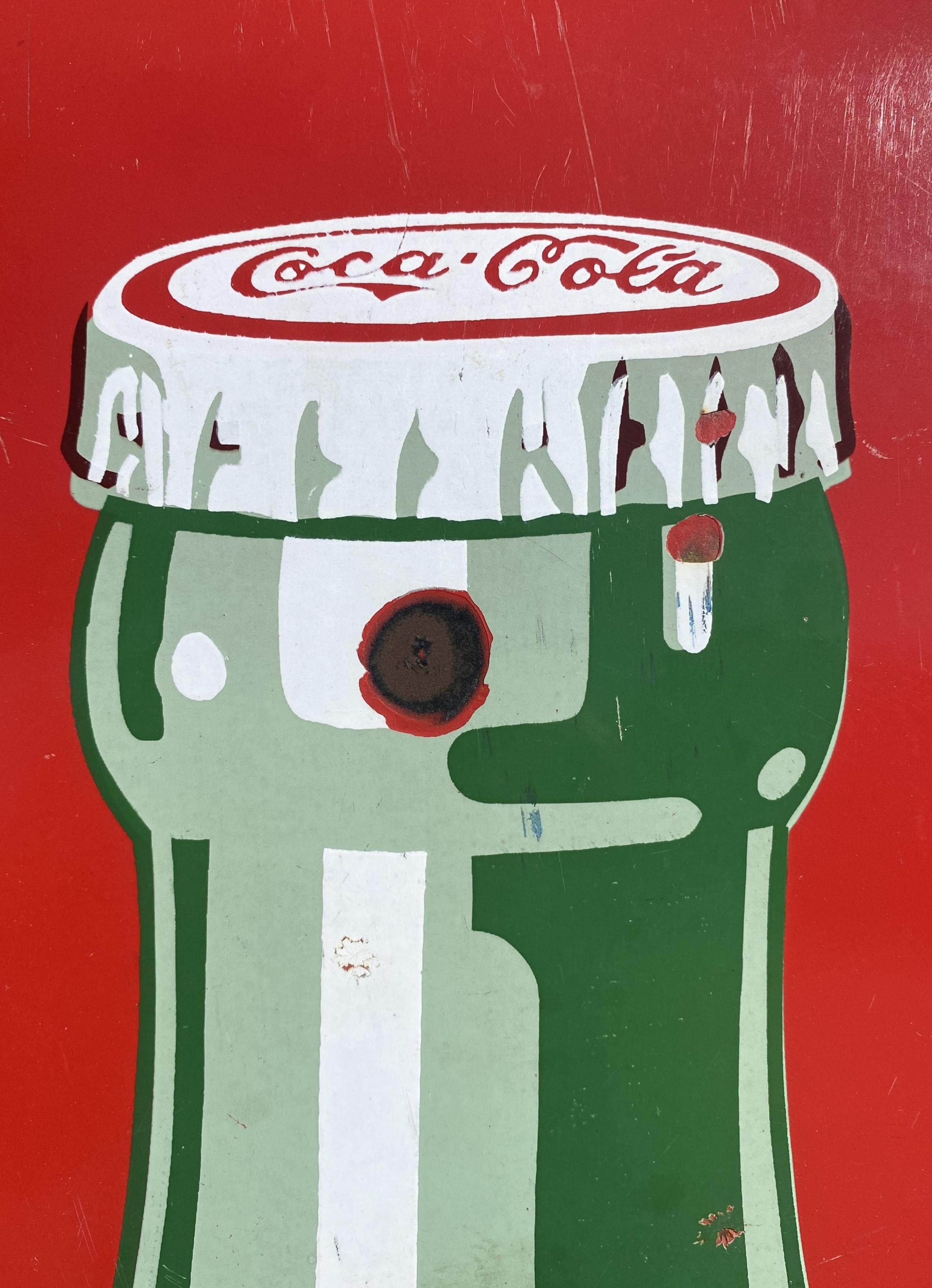 1950's Antique Coca-Cola Coke Enamel 48