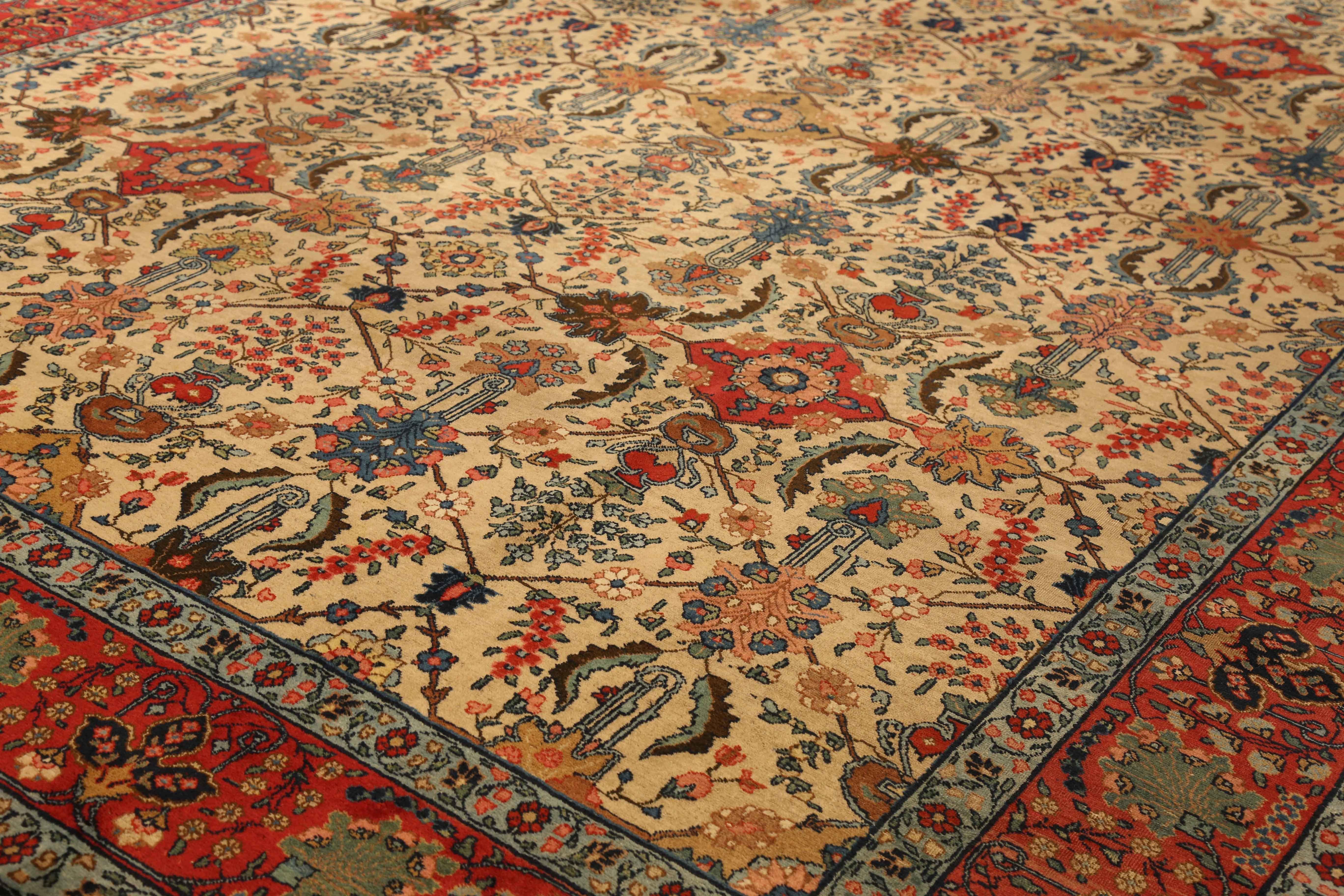 tabriz rug patterns