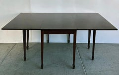 1950s Antique Style Mahogany Drop Leaf Gateleg Table