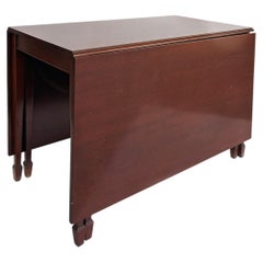 1950s Antique Style Mahogany Drop Leaf Gateleg Table