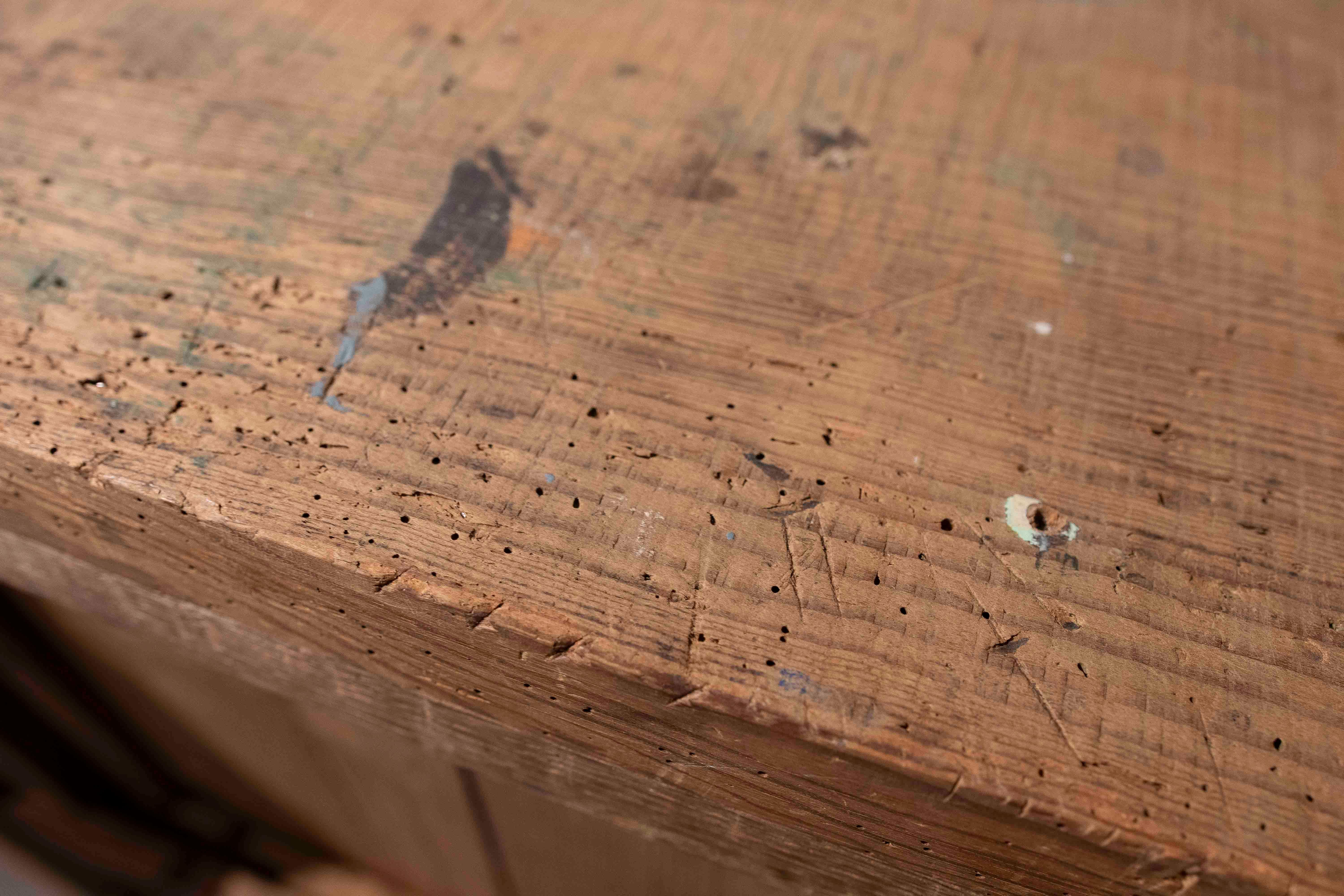 Etabli de menuisier en bois ancien des années 1950 en vente 7