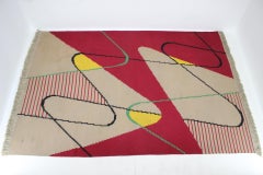 1950s Antonin Kybal Wool Rug , Czechoslovakia