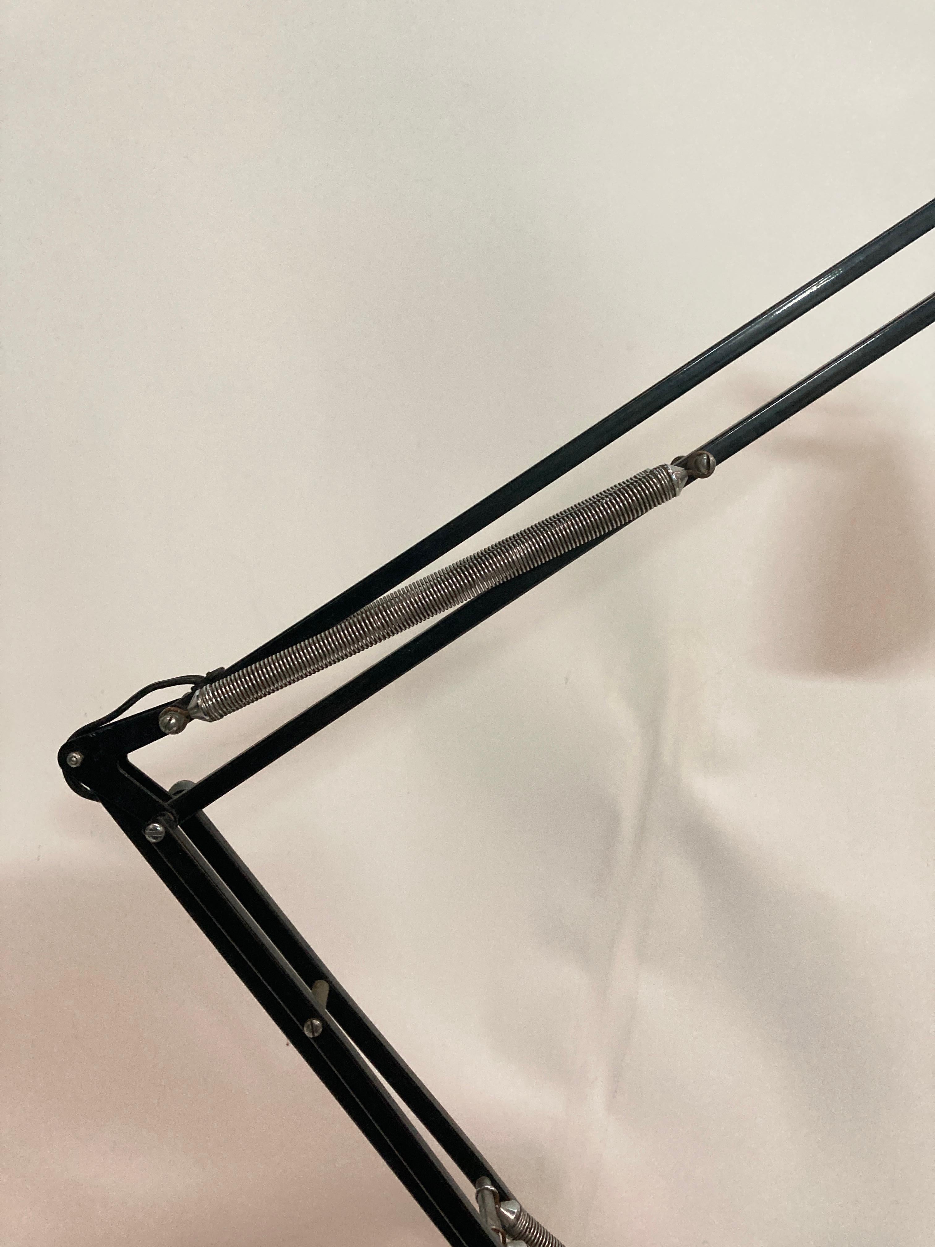 Metal 1950's  architect articulated lamp by Anglepoise and Hermès For Sale